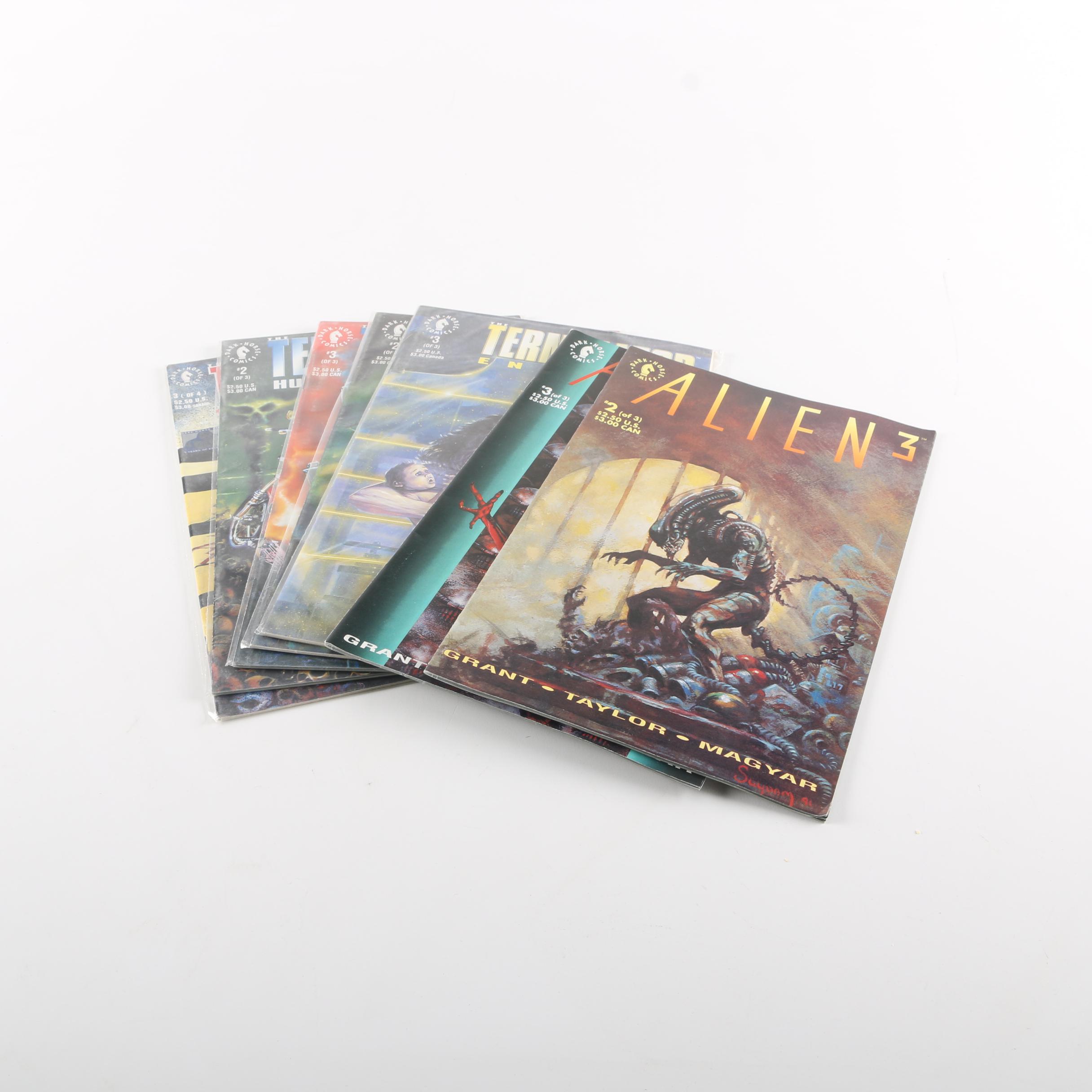 "Alien 3" and "Terminator" Comics