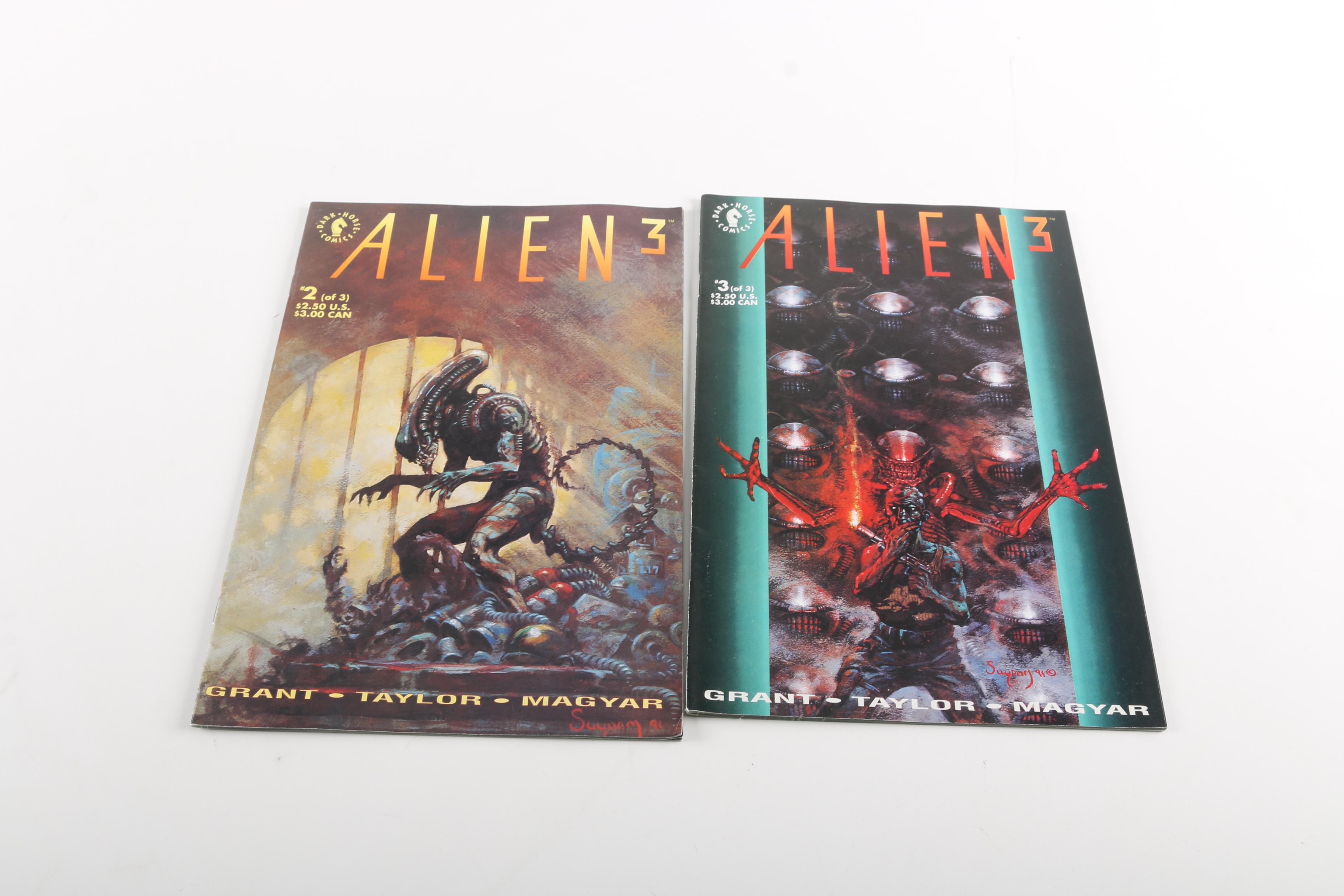 "Alien 3" and "Terminator" Comics