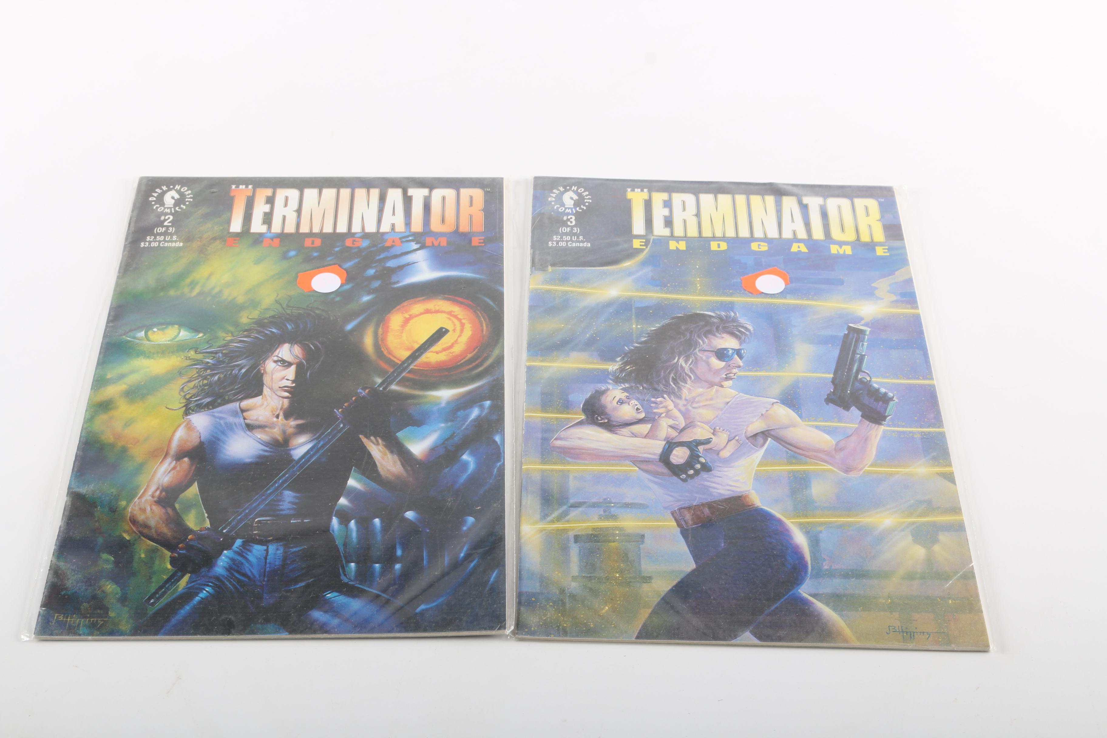 "Alien 3" and "Terminator" Comics