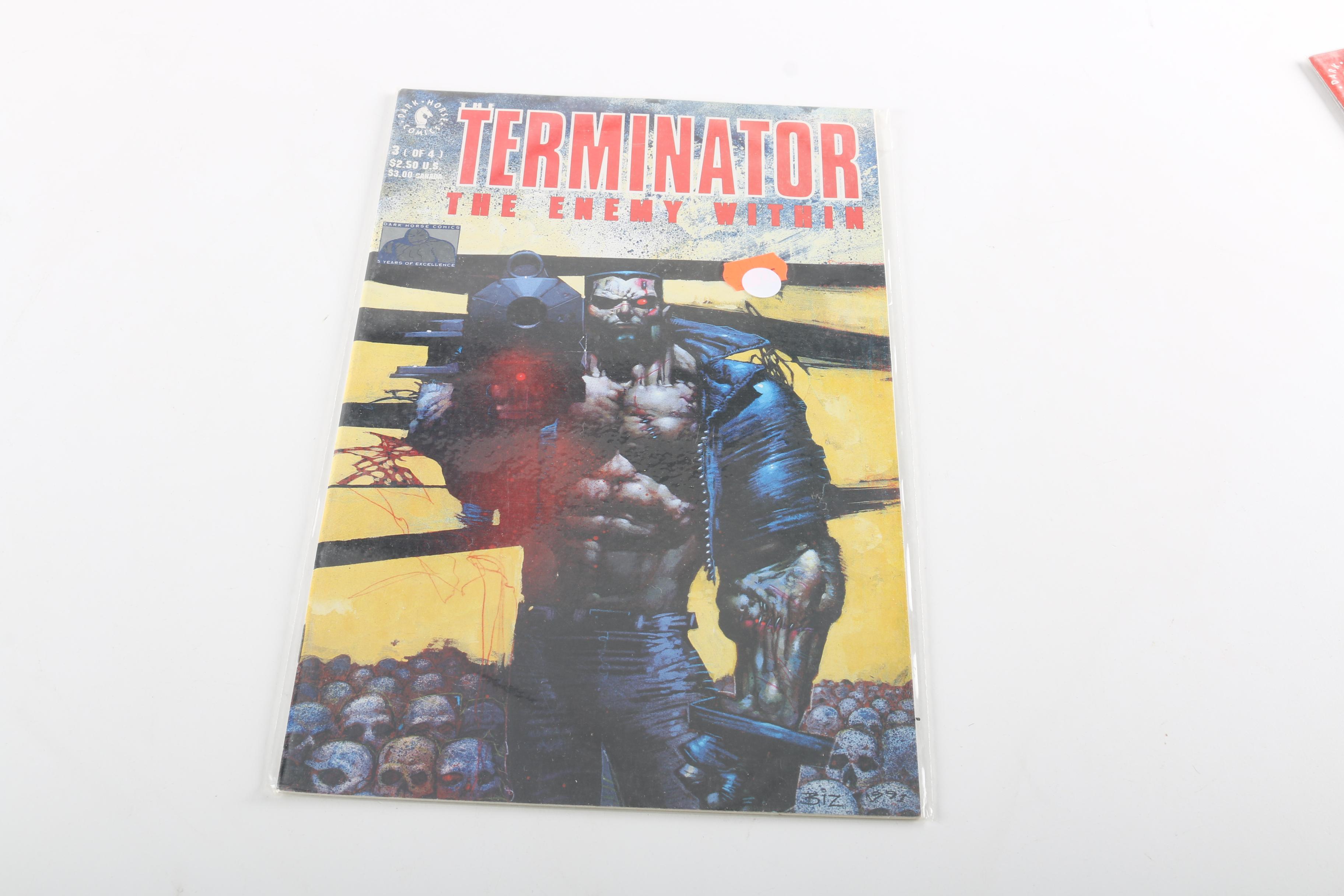 "Alien 3" and "Terminator" Comics