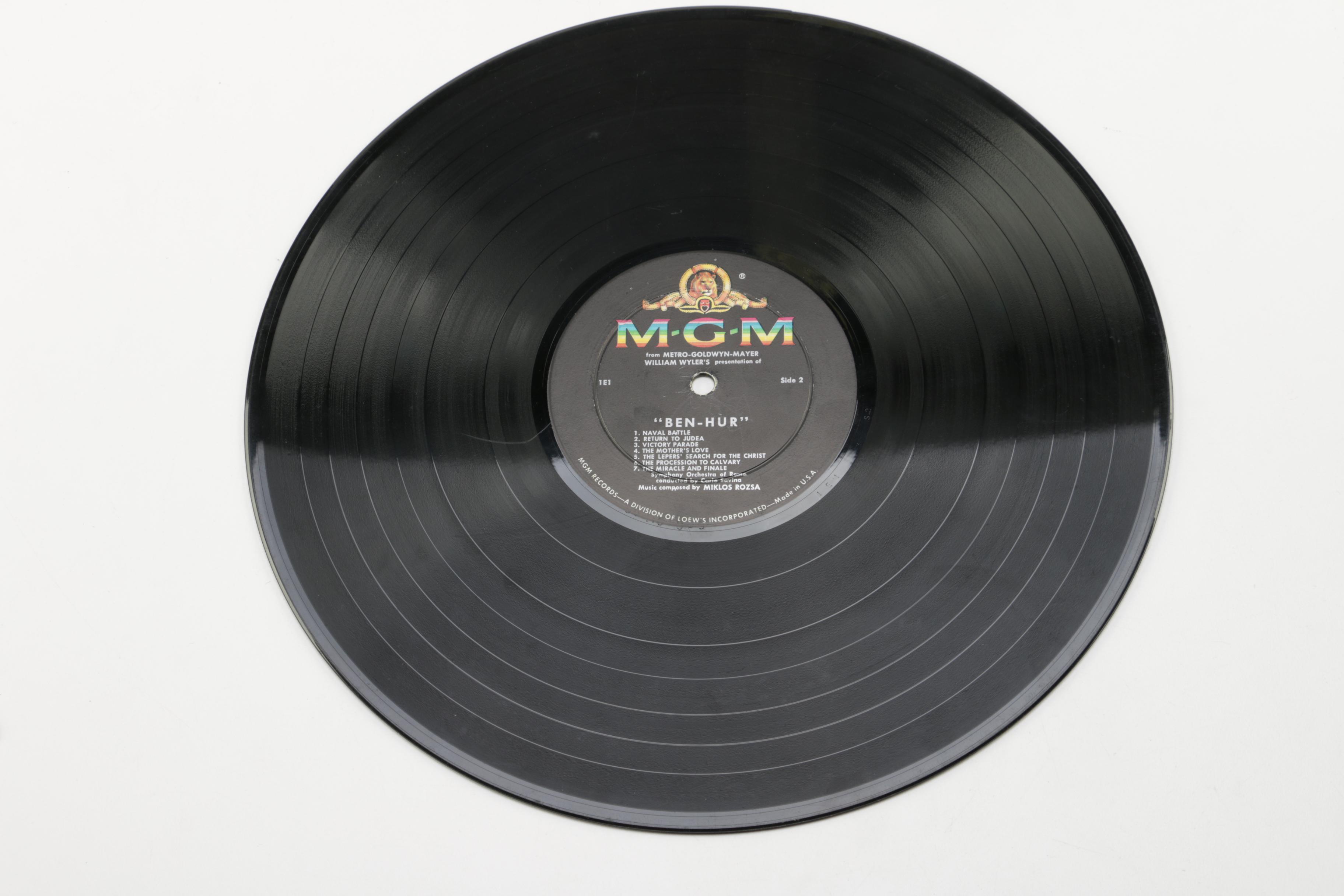 Vintage "Ben-Hur" Deluxe Edition Book and Record Album