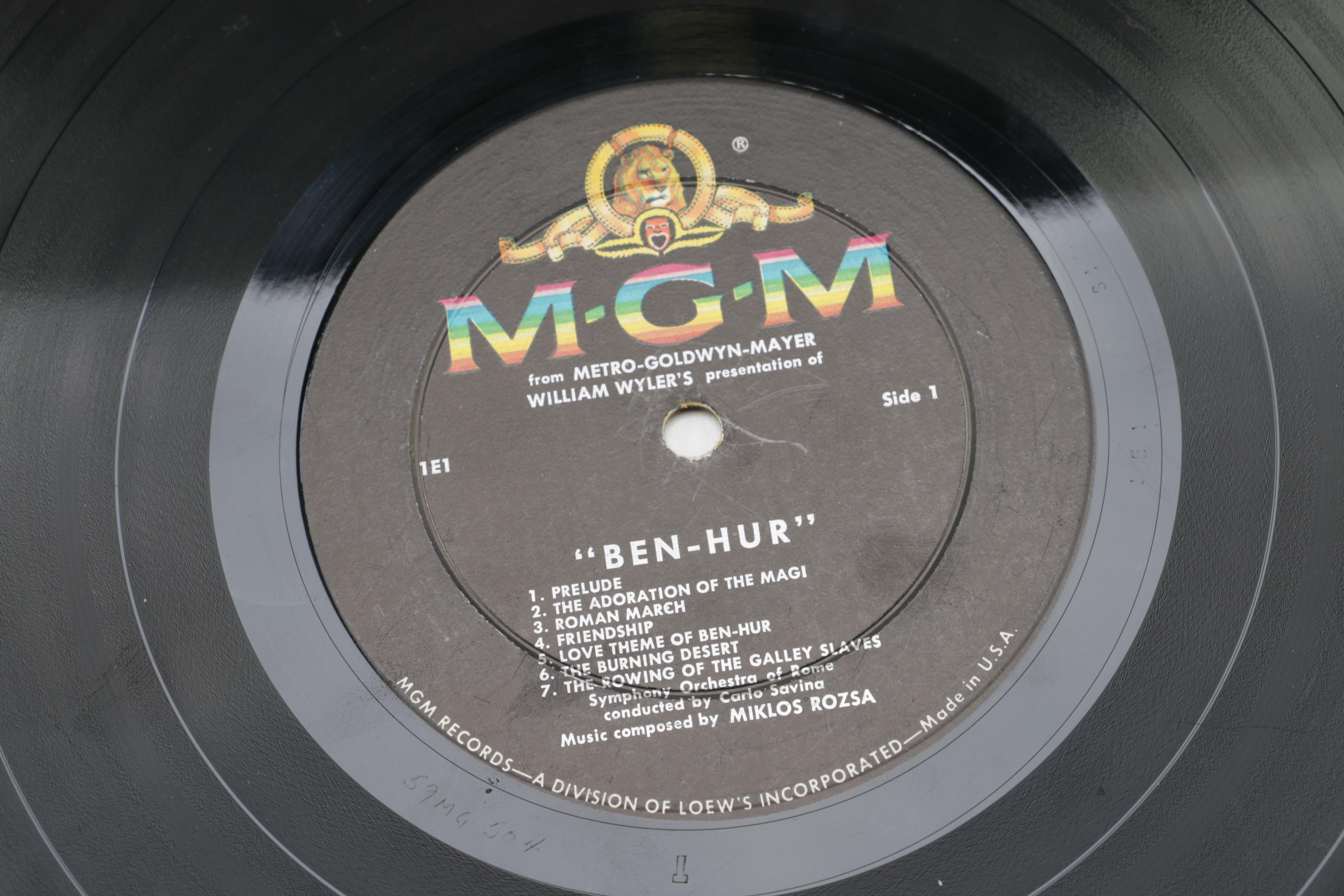 Vintage "Ben-Hur" Deluxe Edition Book and Record Album