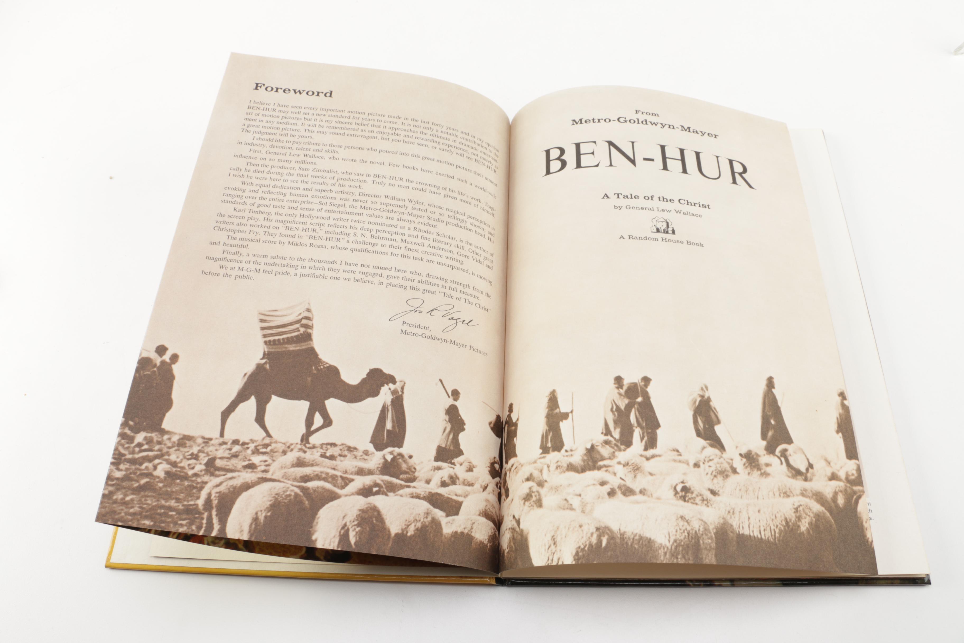 Vintage "Ben-Hur" Deluxe Edition Book and Record Album