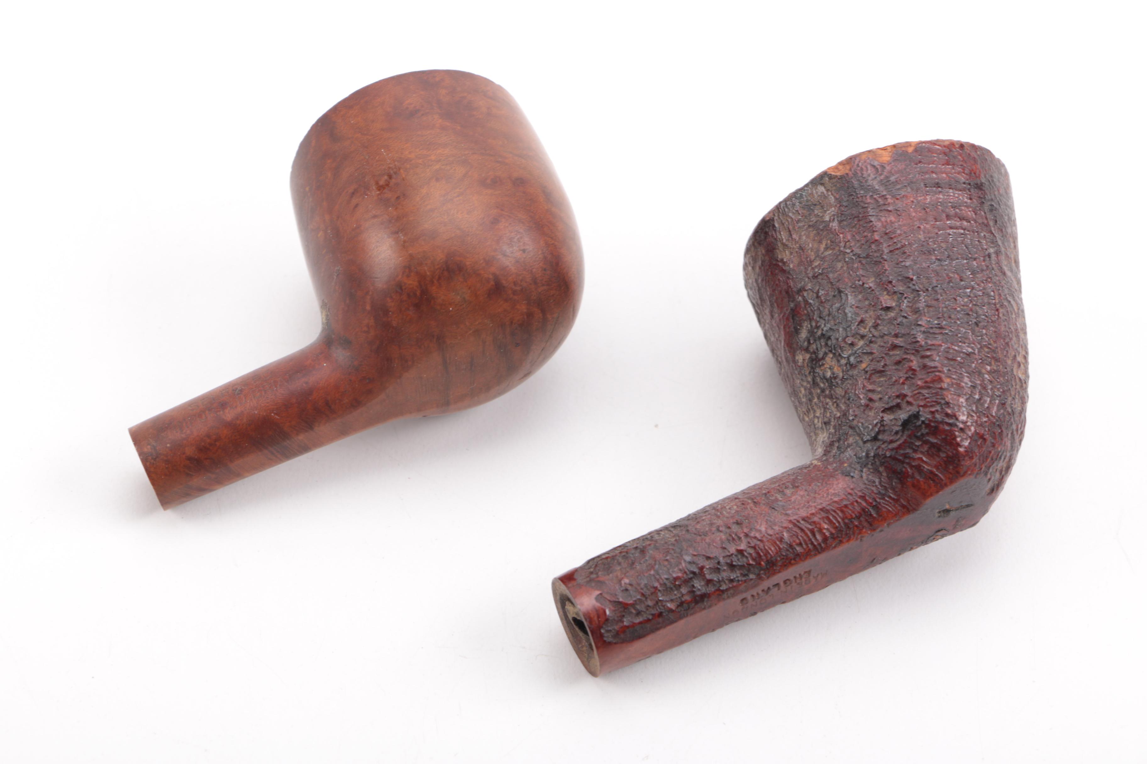 Vintage Wooden Smoking Pipe Collection