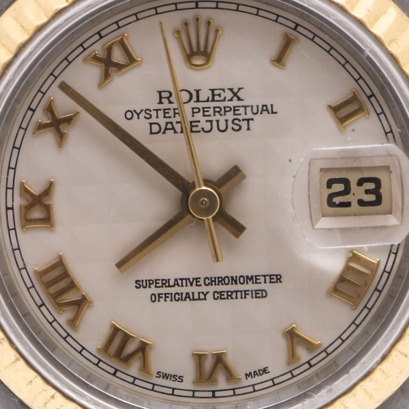 Rolex Oyster Perpetual 18K Gold and Stainless Steel Watch