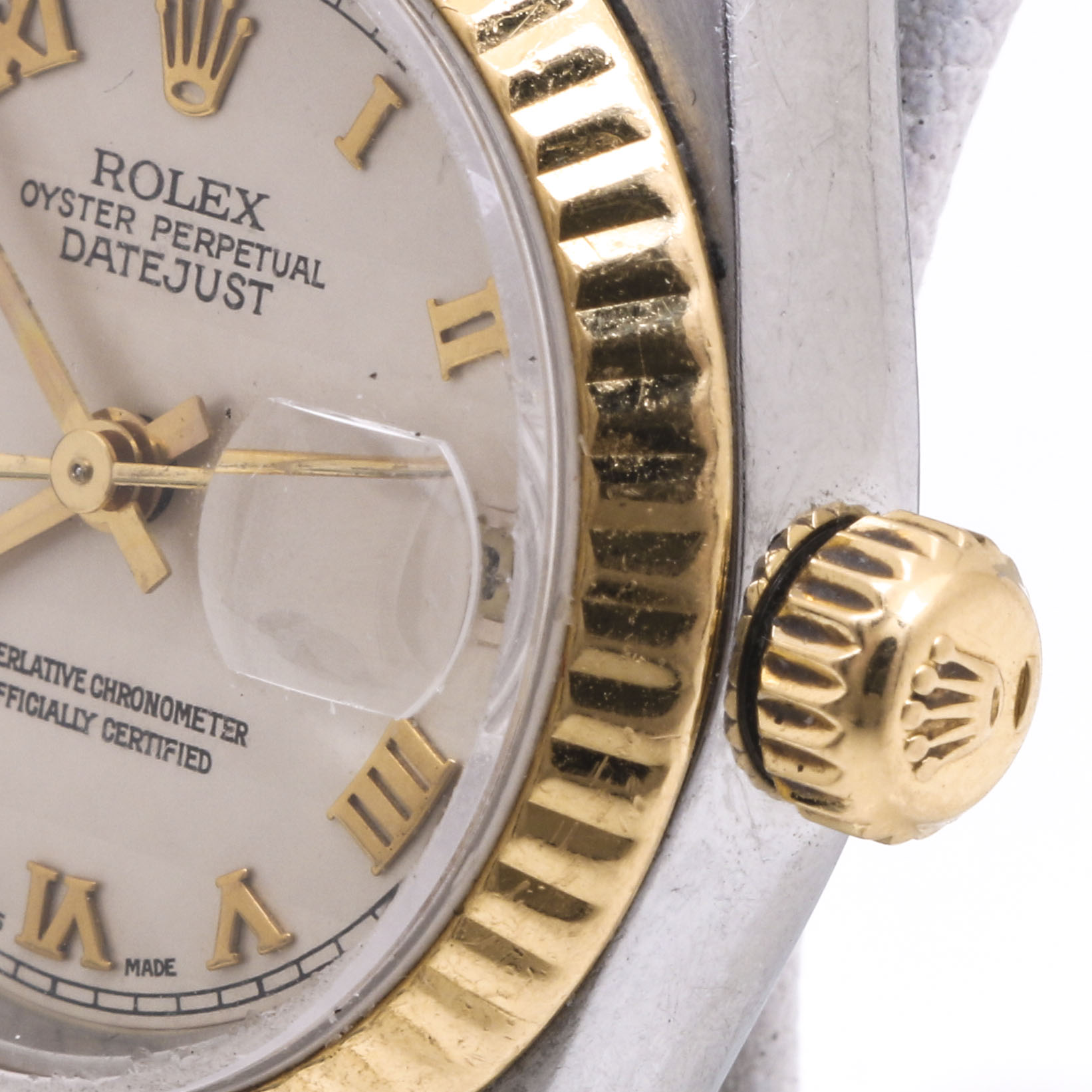 Rolex Oyster Perpetual 18K Gold and Stainless Steel Watch