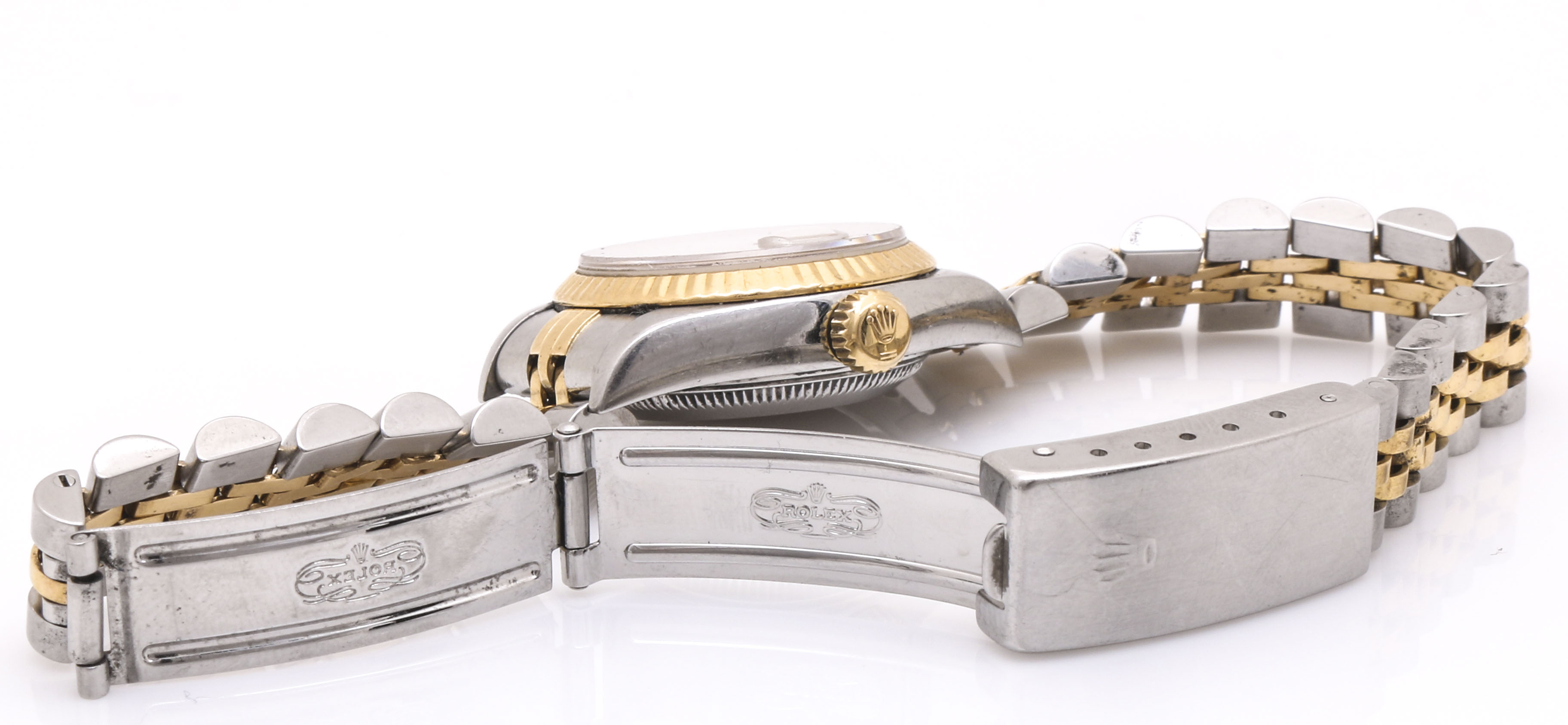 Rolex Oyster Perpetual 18K Gold and Stainless Steel Watch