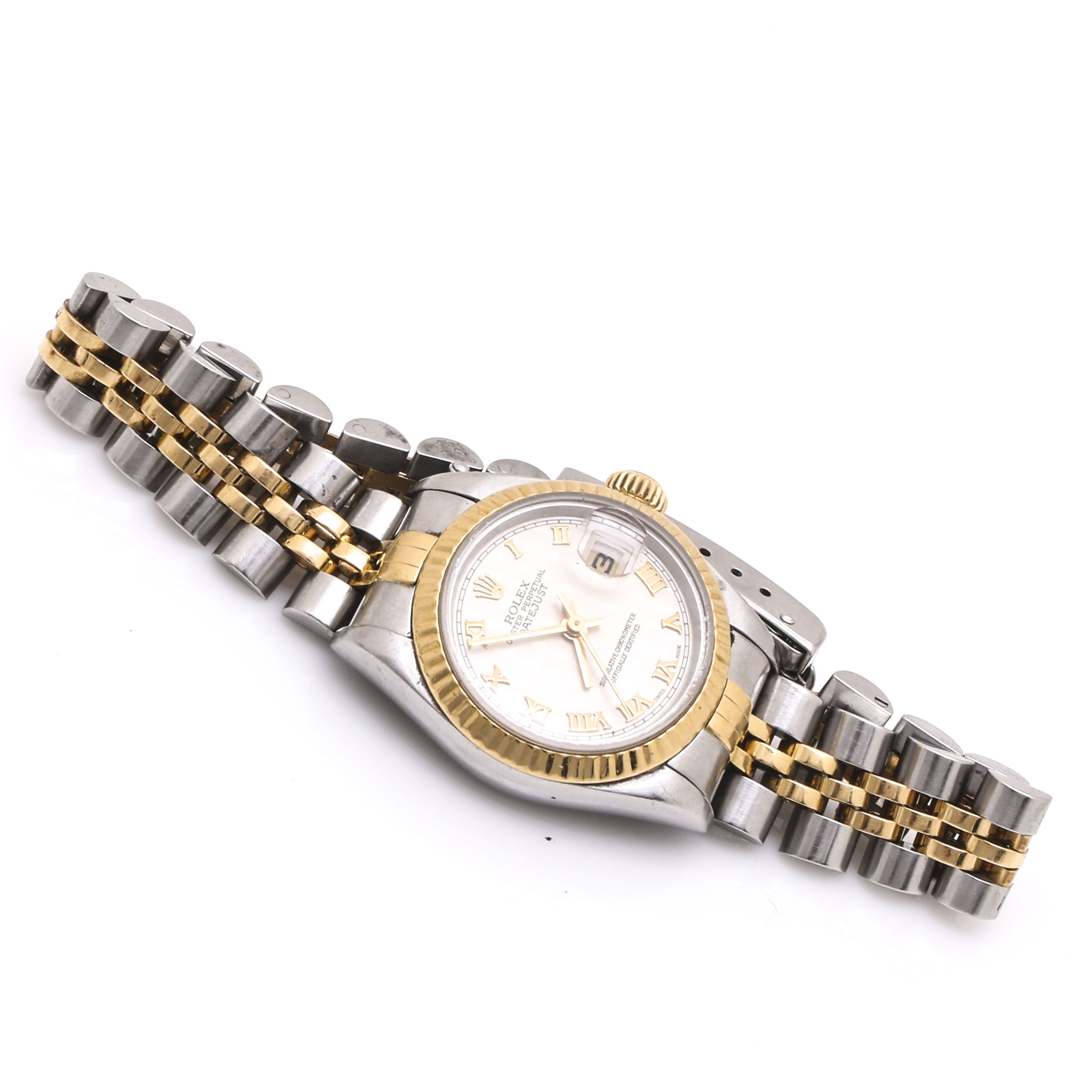 Rolex Oyster Perpetual 18K Gold and Stainless Steel Watch