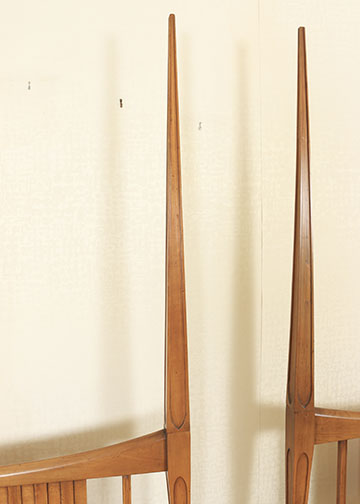 Mid Century Modern Twin Bed Frames by John Widdicomb