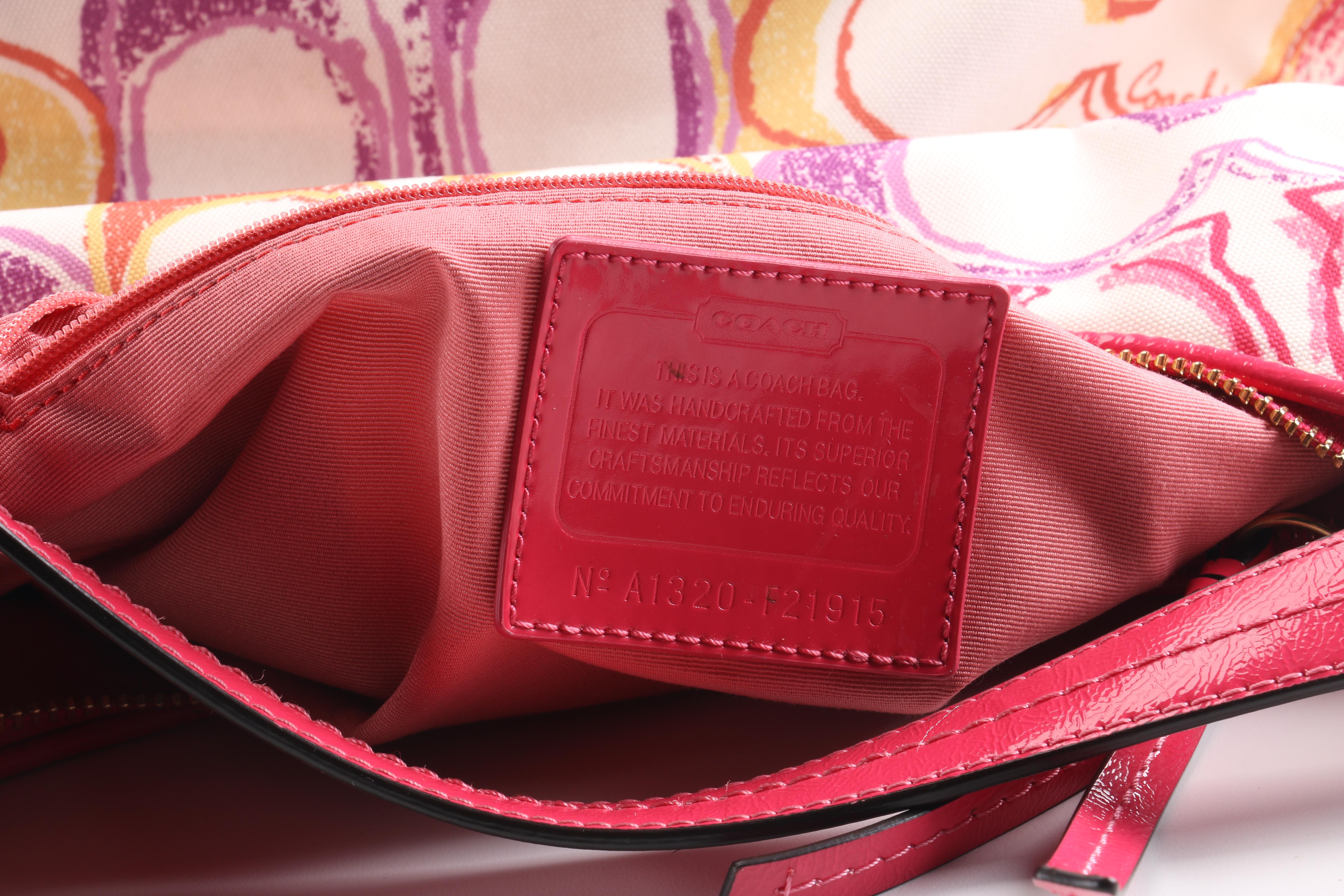 Coach Scribble Print Shoulder Bag