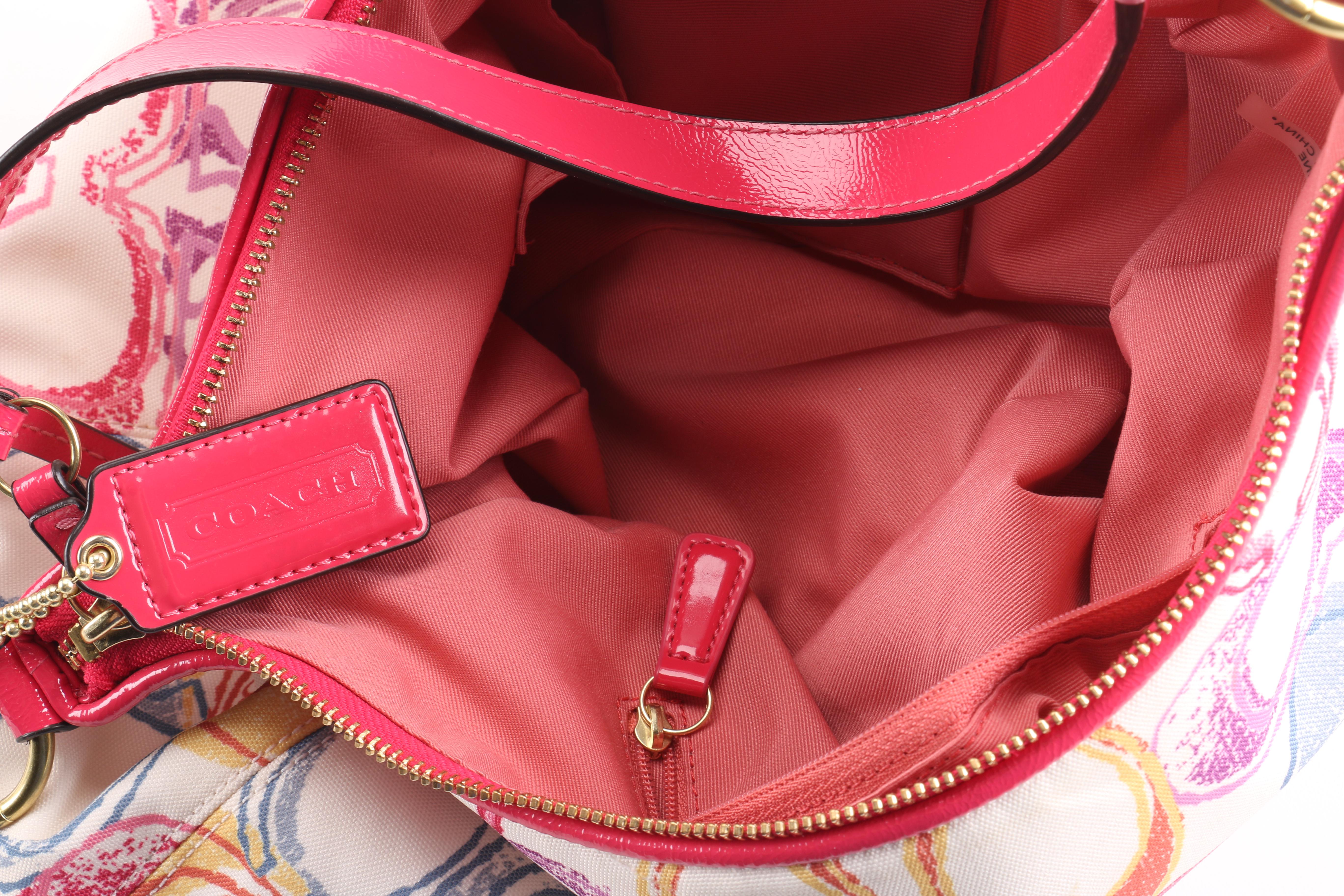 Coach Scribble Print Shoulder Bag