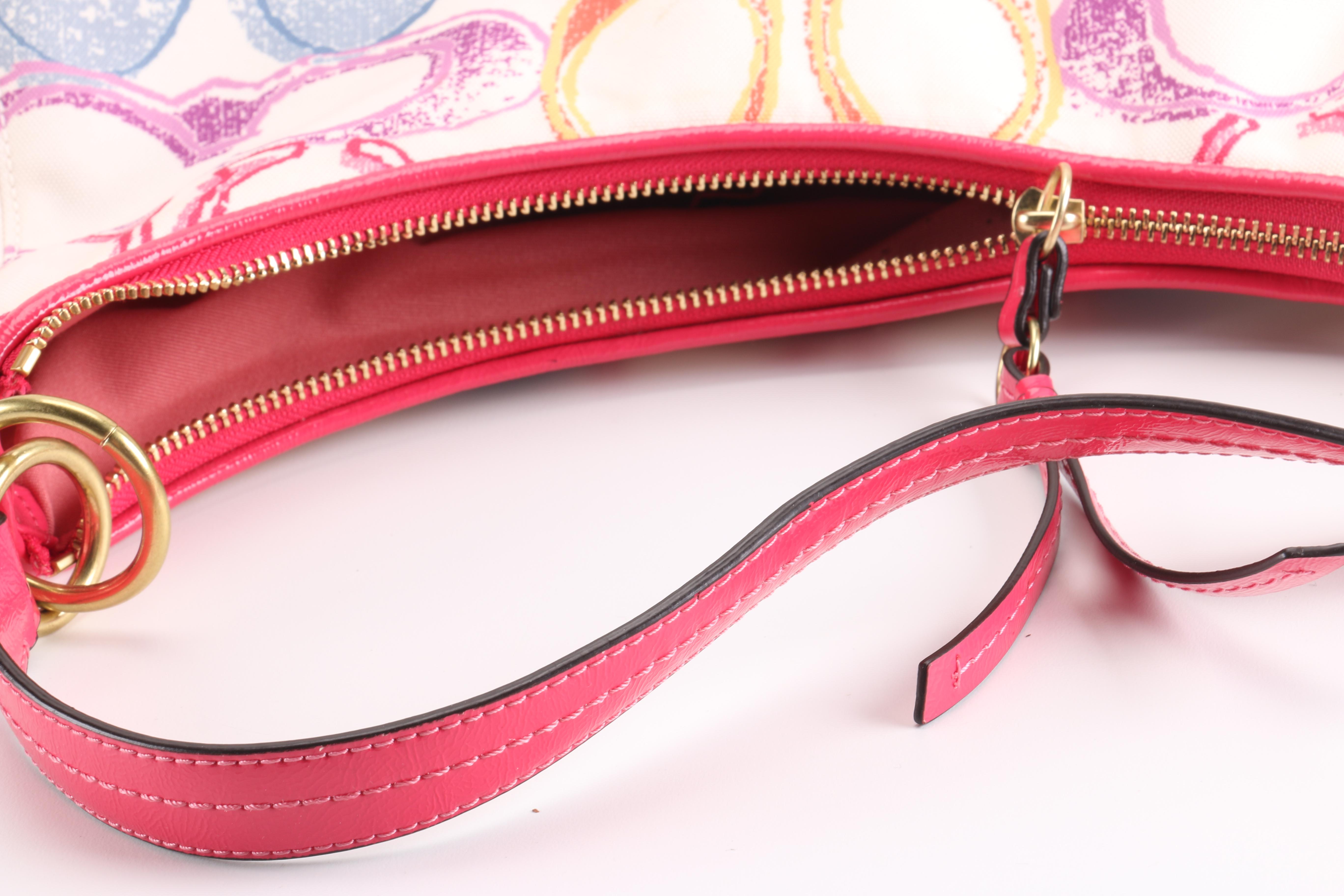 Coach Scribble Print Shoulder Bag