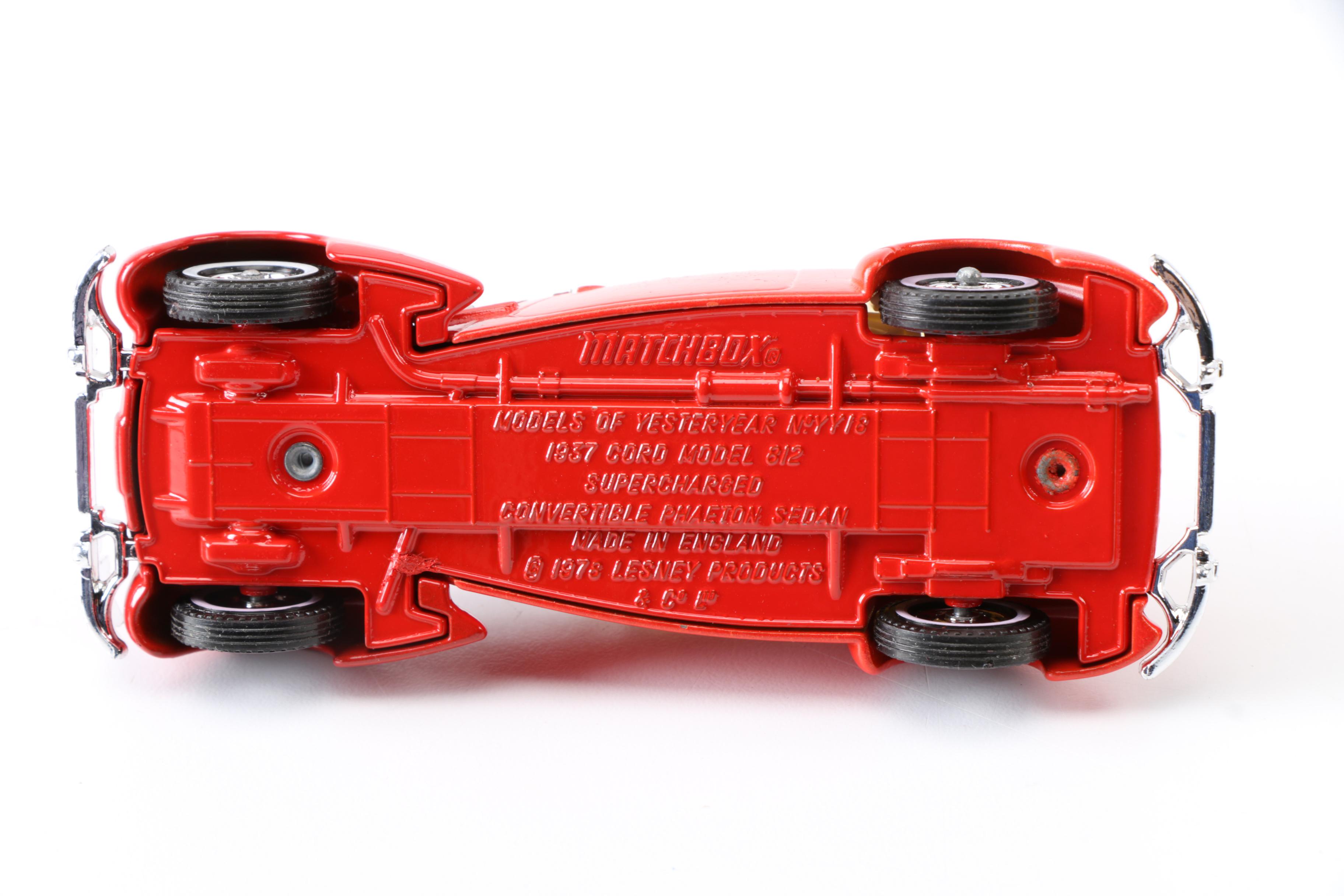 1970s–1980s Lesney Matchbox "Models of Yesteryear" Die-Cast Cars