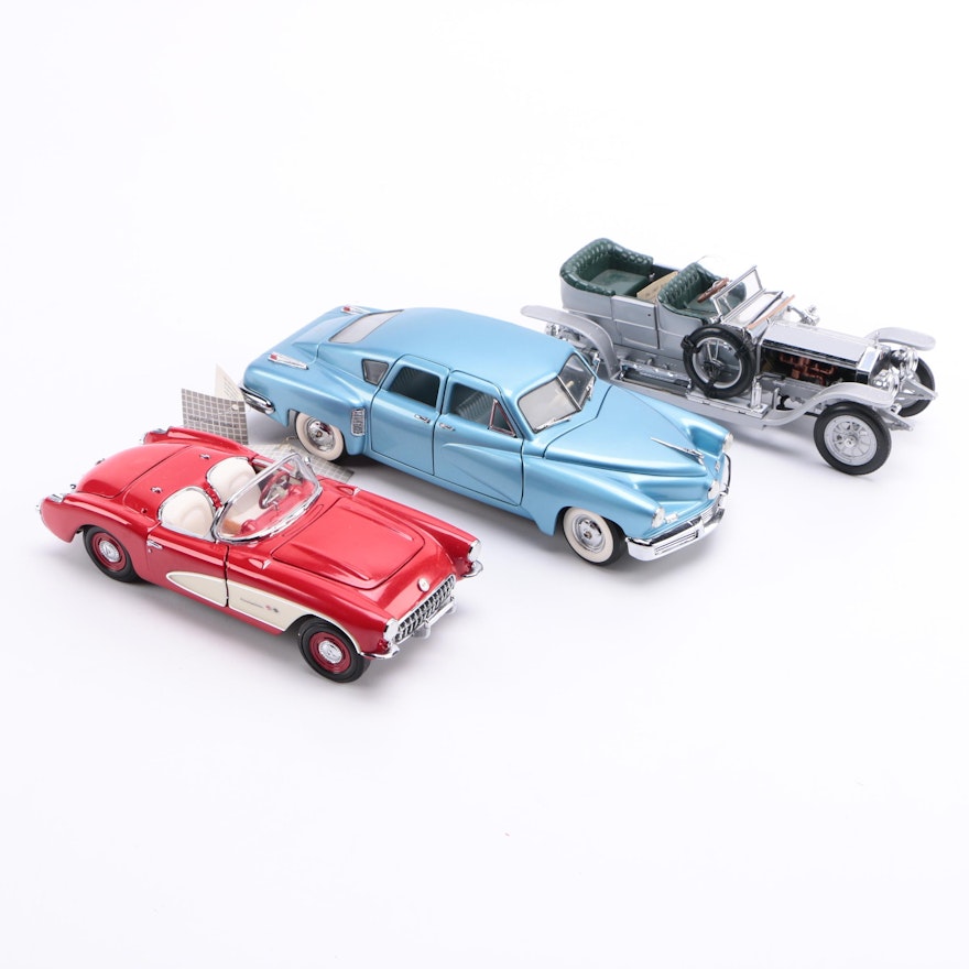 Collection of Franklin Mint 1:24 Scale Die-Cast Classic Cars
