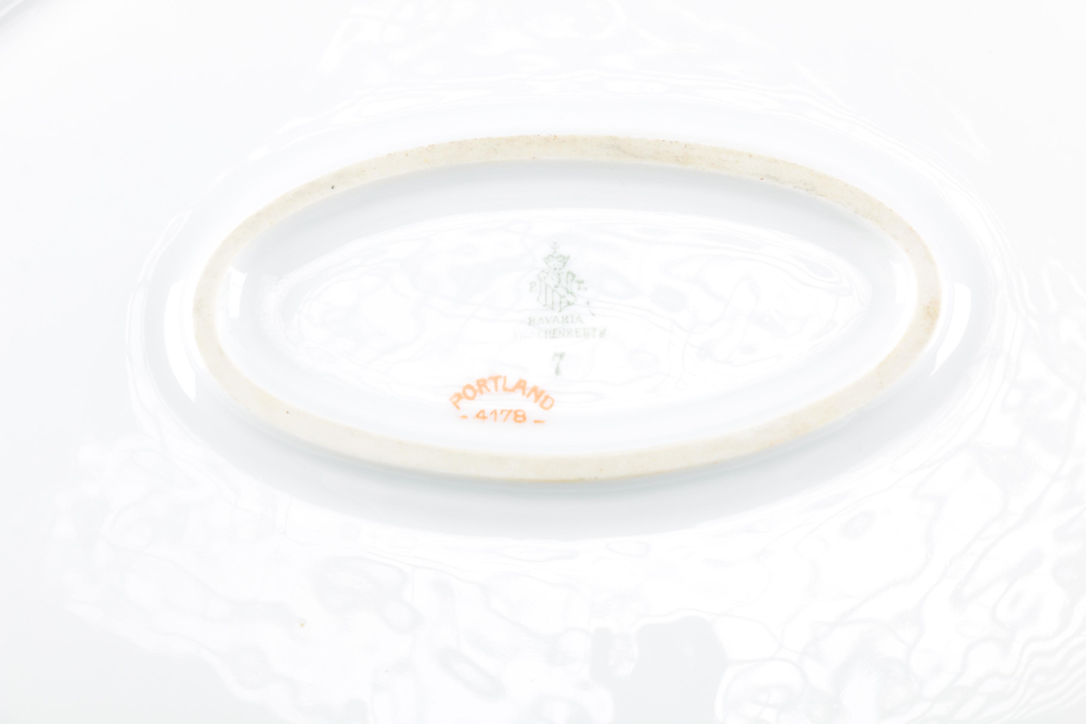 Tirschenreuth Porcelain "Portland" Table Service