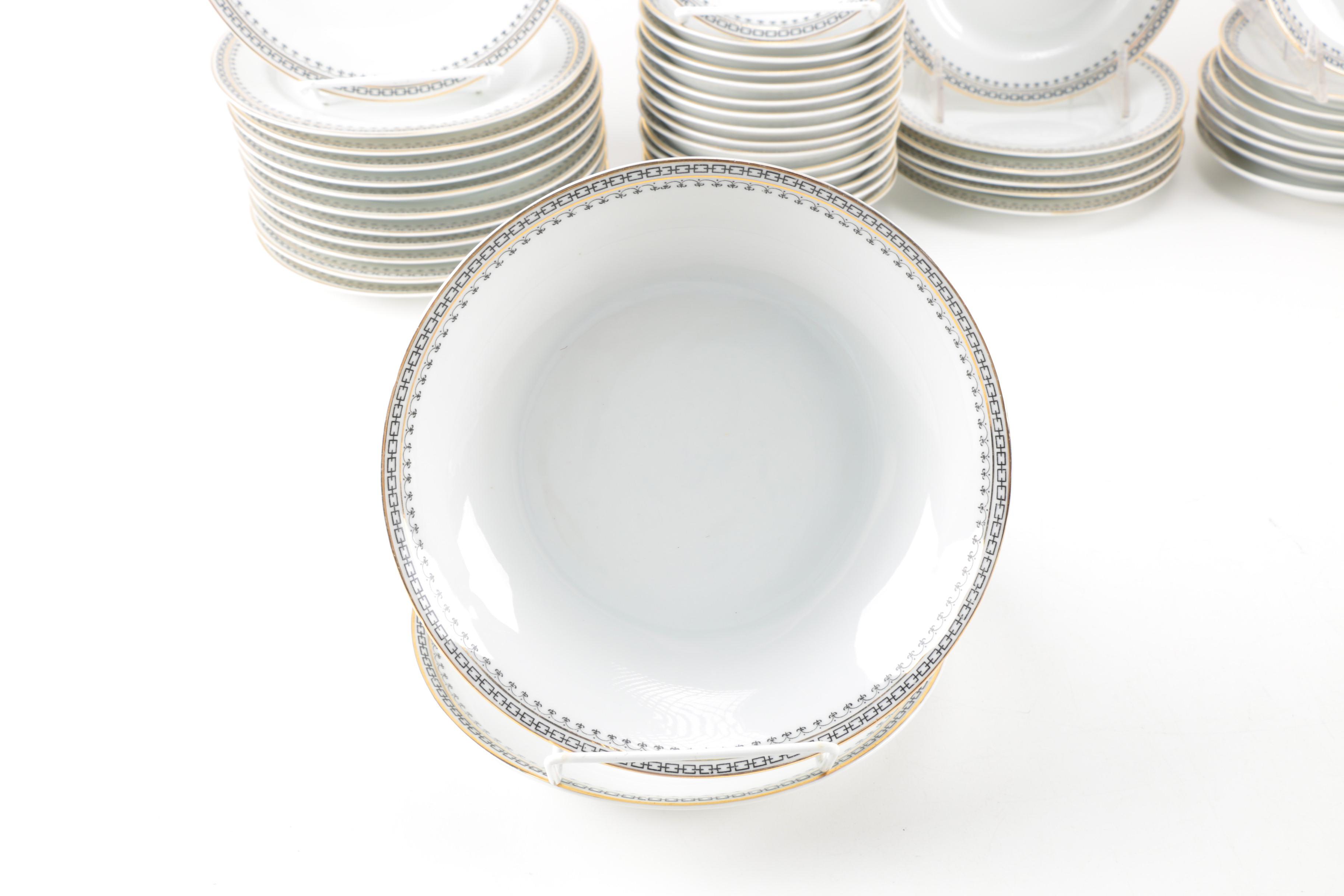 Tirschenreuth Porcelain "Portland" Table Service
