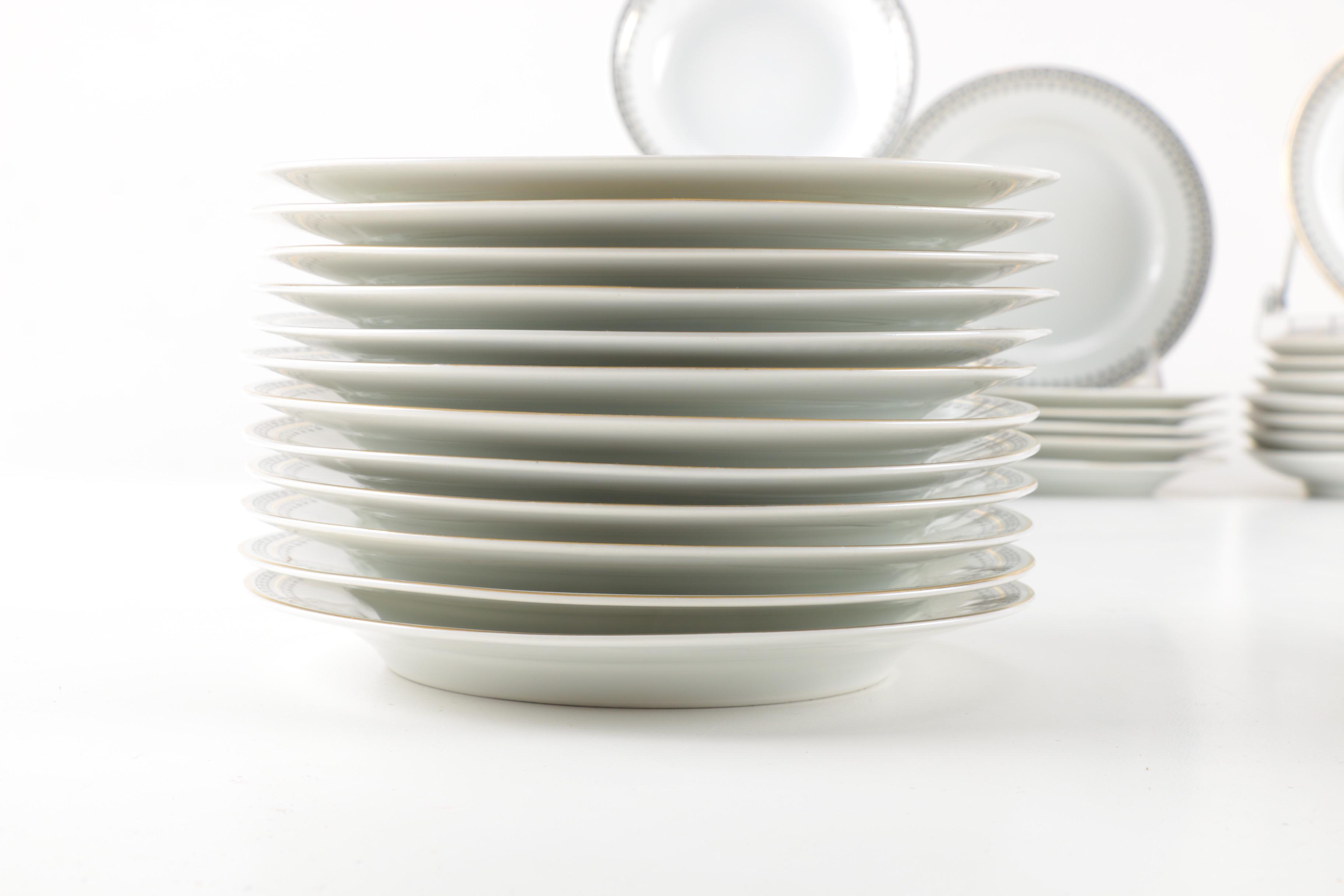 Tirschenreuth Porcelain "Portland" Table Service