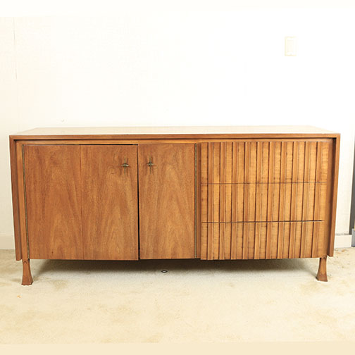 Mid Century Modern Walnut Credenza by John Widdicomb