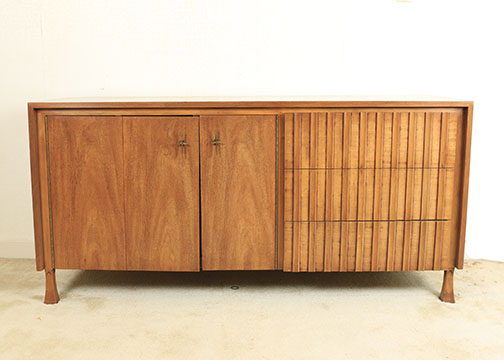 Mid Century Modern Walnut Credenza by John Widdicomb