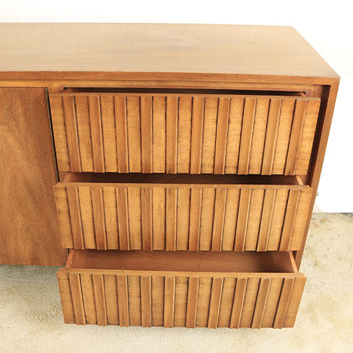 Mid Century Modern Walnut Credenza by John Widdicomb