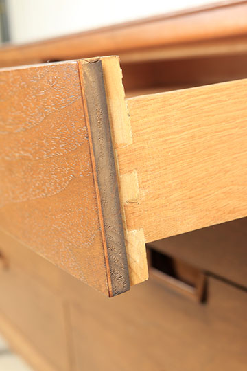 Mid Century Modern "Janus" Dresser and Mirror by Mount Airy