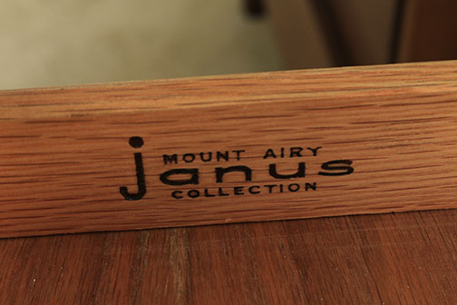 Mid Century Modern "Janus" Dresser and Mirror by Mount Airy