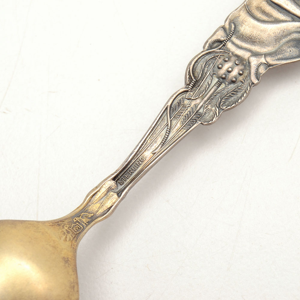 Baker - Manchester Mfg. Co. Sterling Silver Figural Spoon