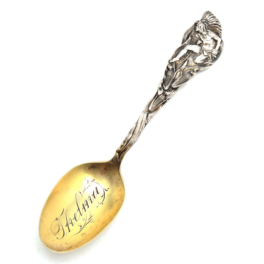 Sterling Silver Figural Souvenir Spoon