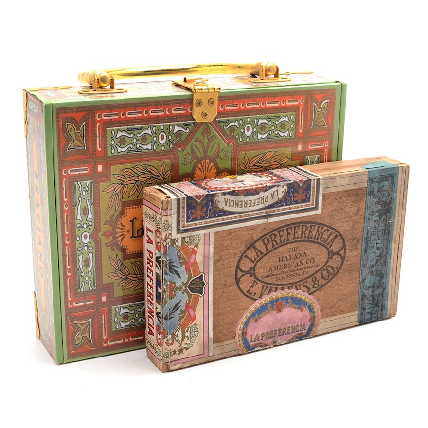 Cigar Box Purse and Box