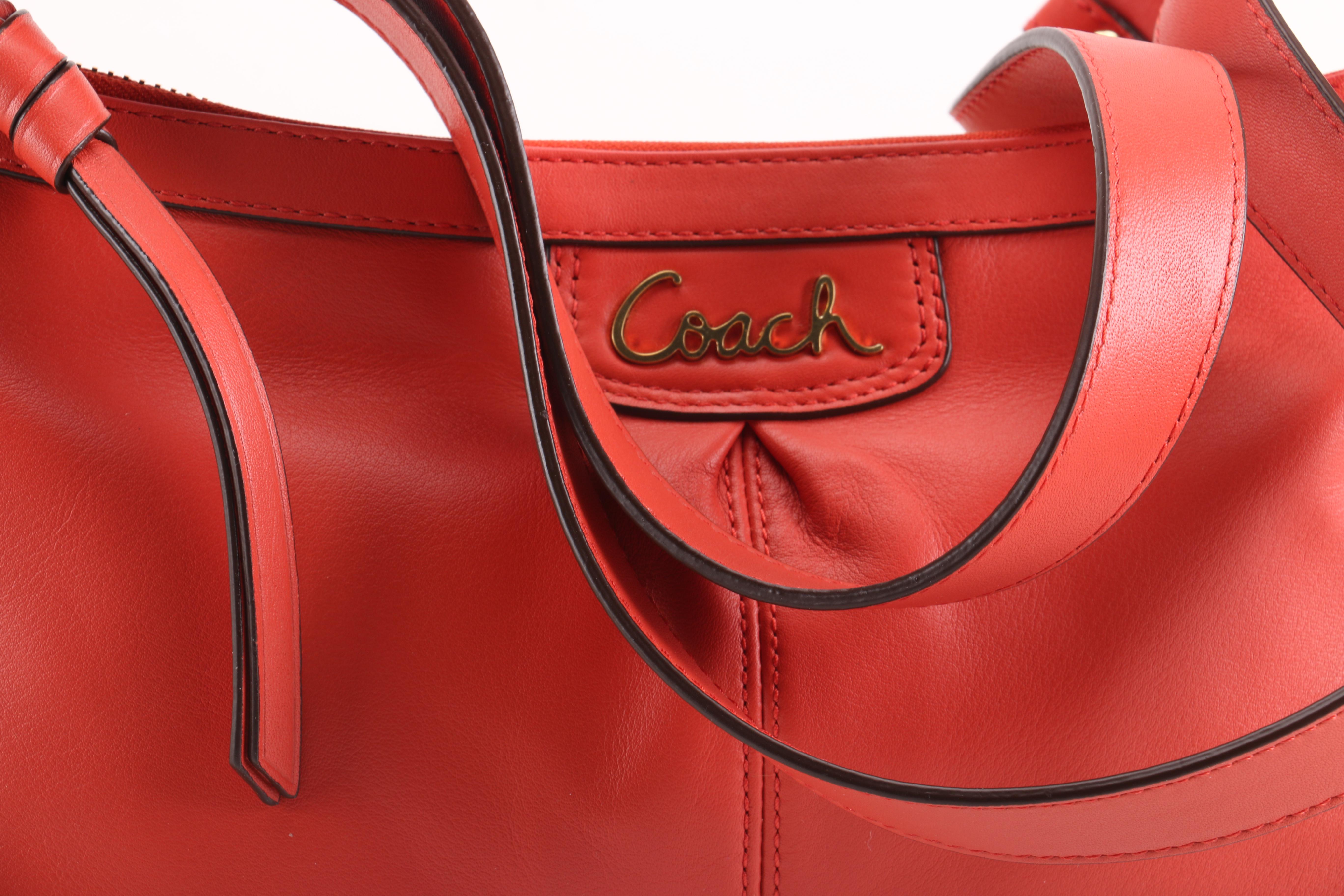 Coach Leather Shoulder Bag and Wallet