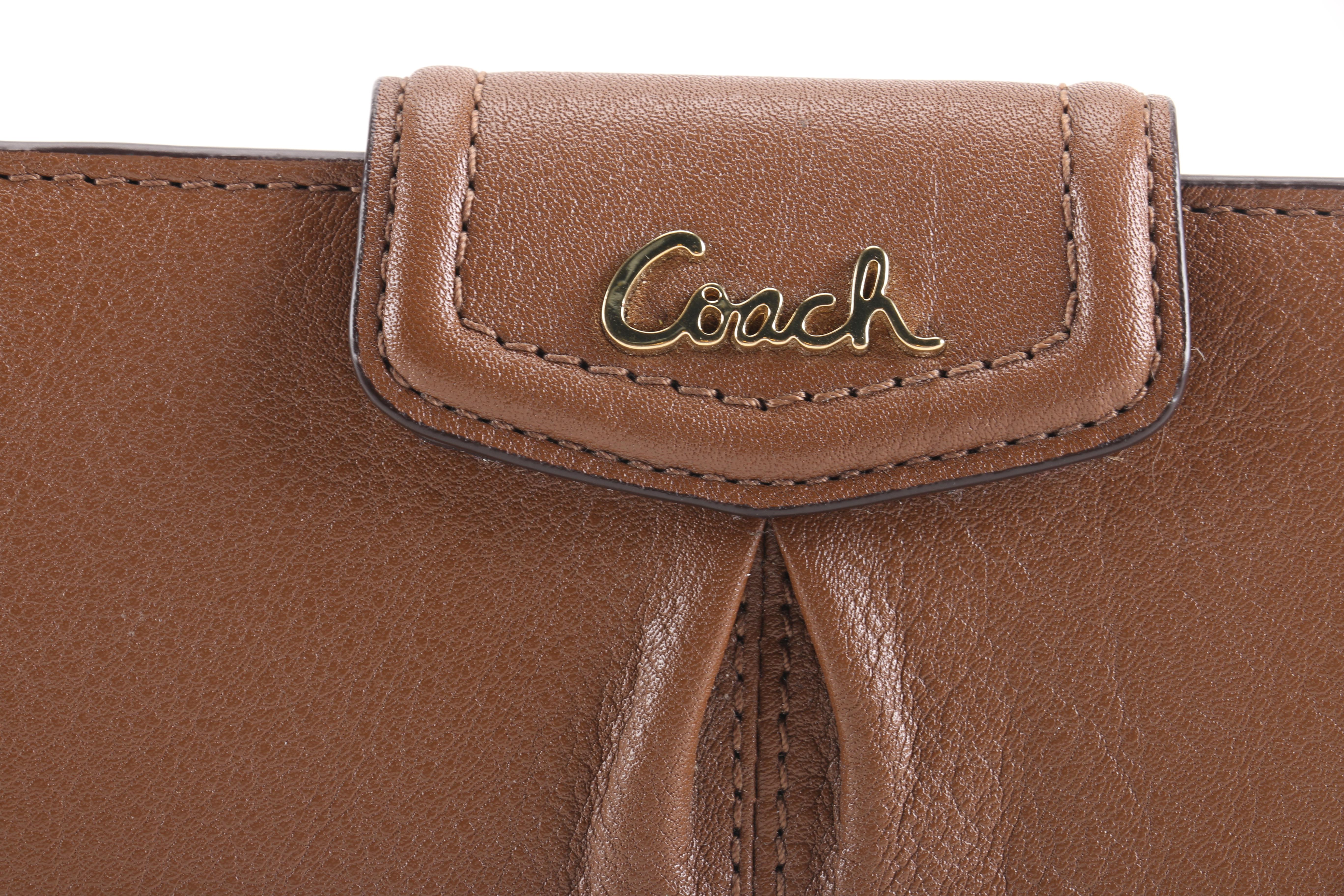 Coach Leather Shoulder Bag and Wallet