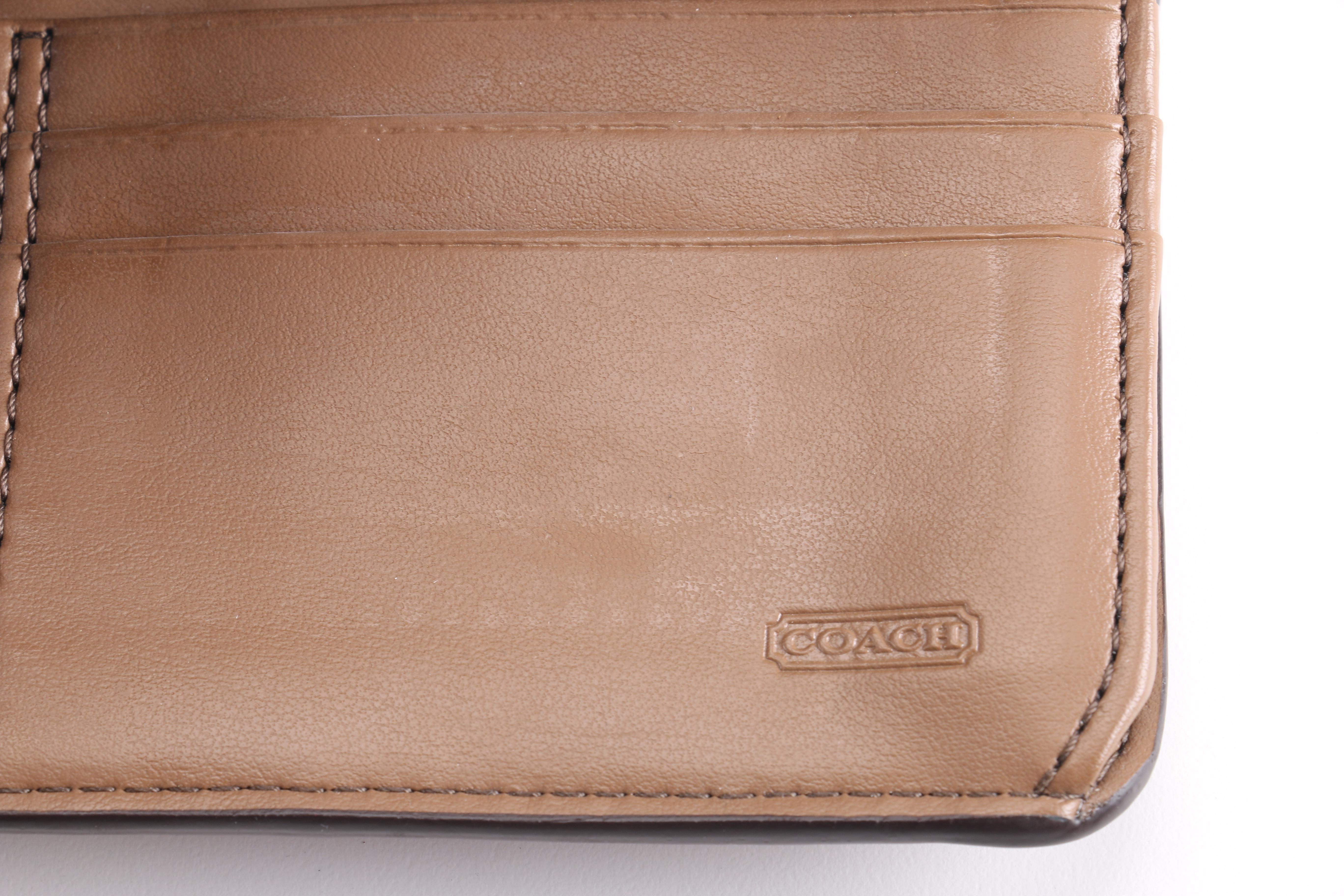 Coach Leather Shoulder Bag and Wallet