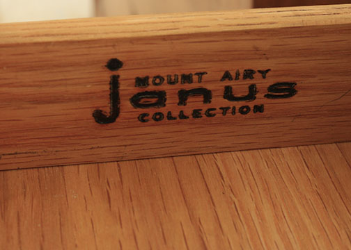 Mid Century Modern "Janus" Dressers and Nightstand by Mount Airy