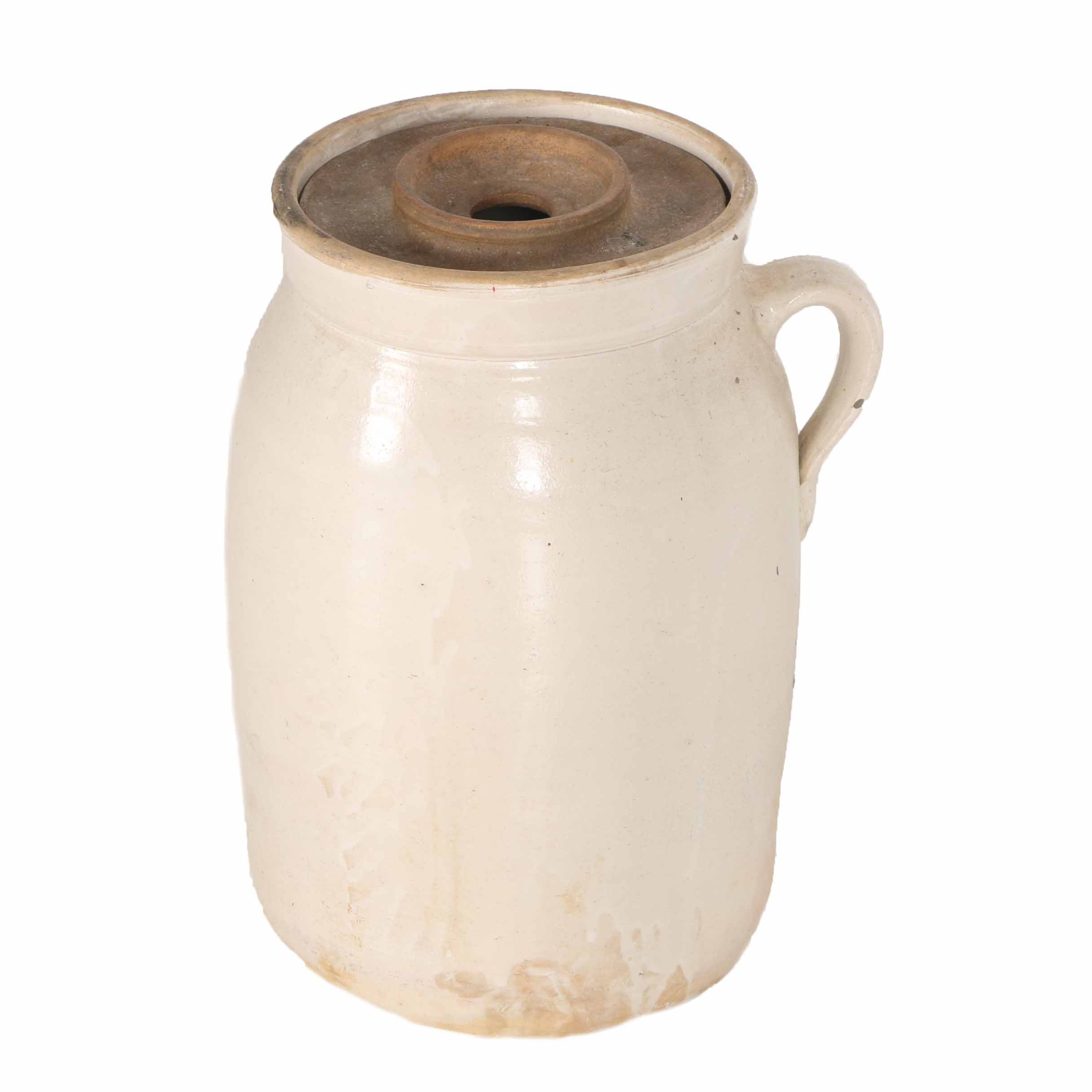 Vintage Stoneware Butter Churn Jug