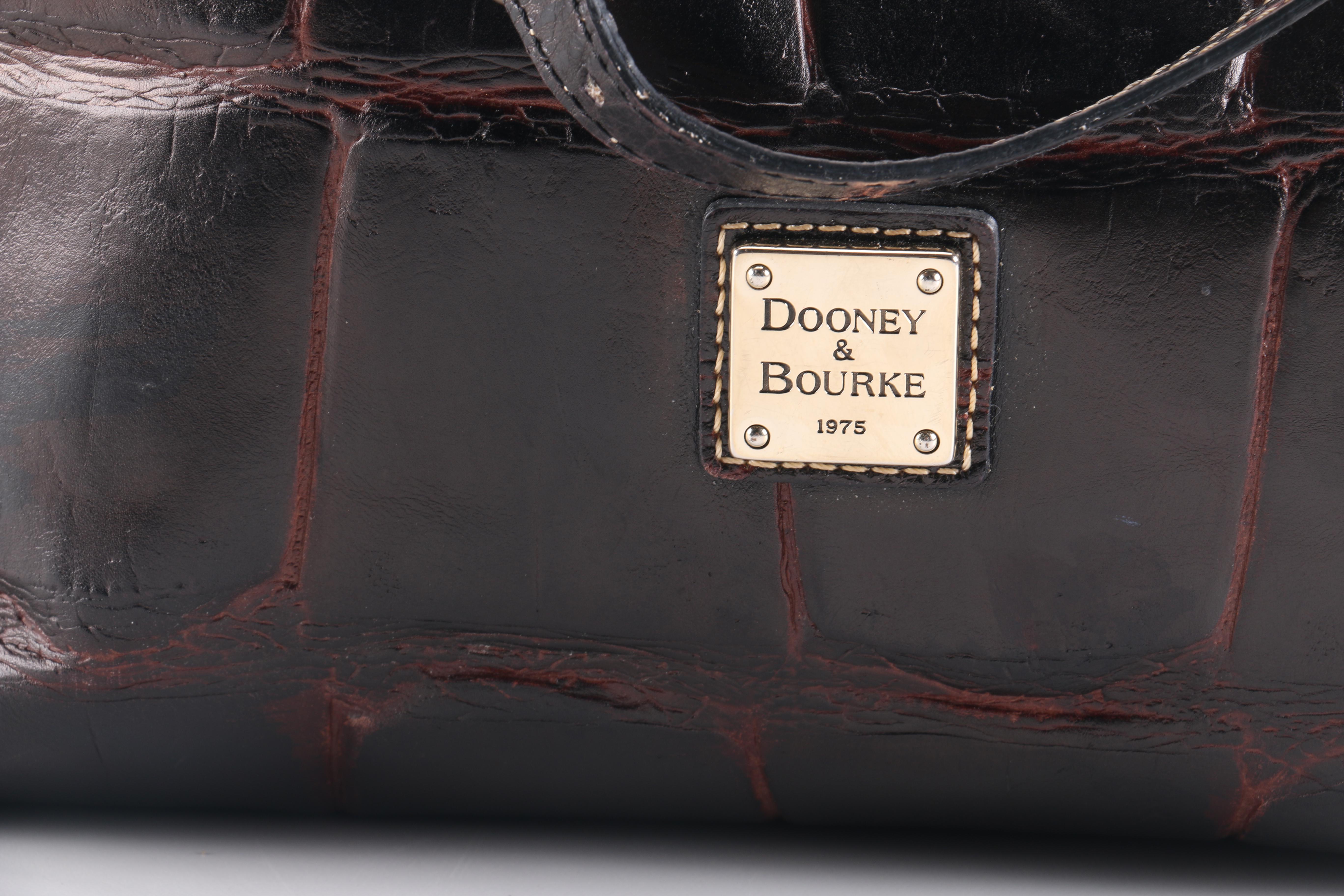 Dooney & Bourke Embossed Hobo Shoulder Satchel