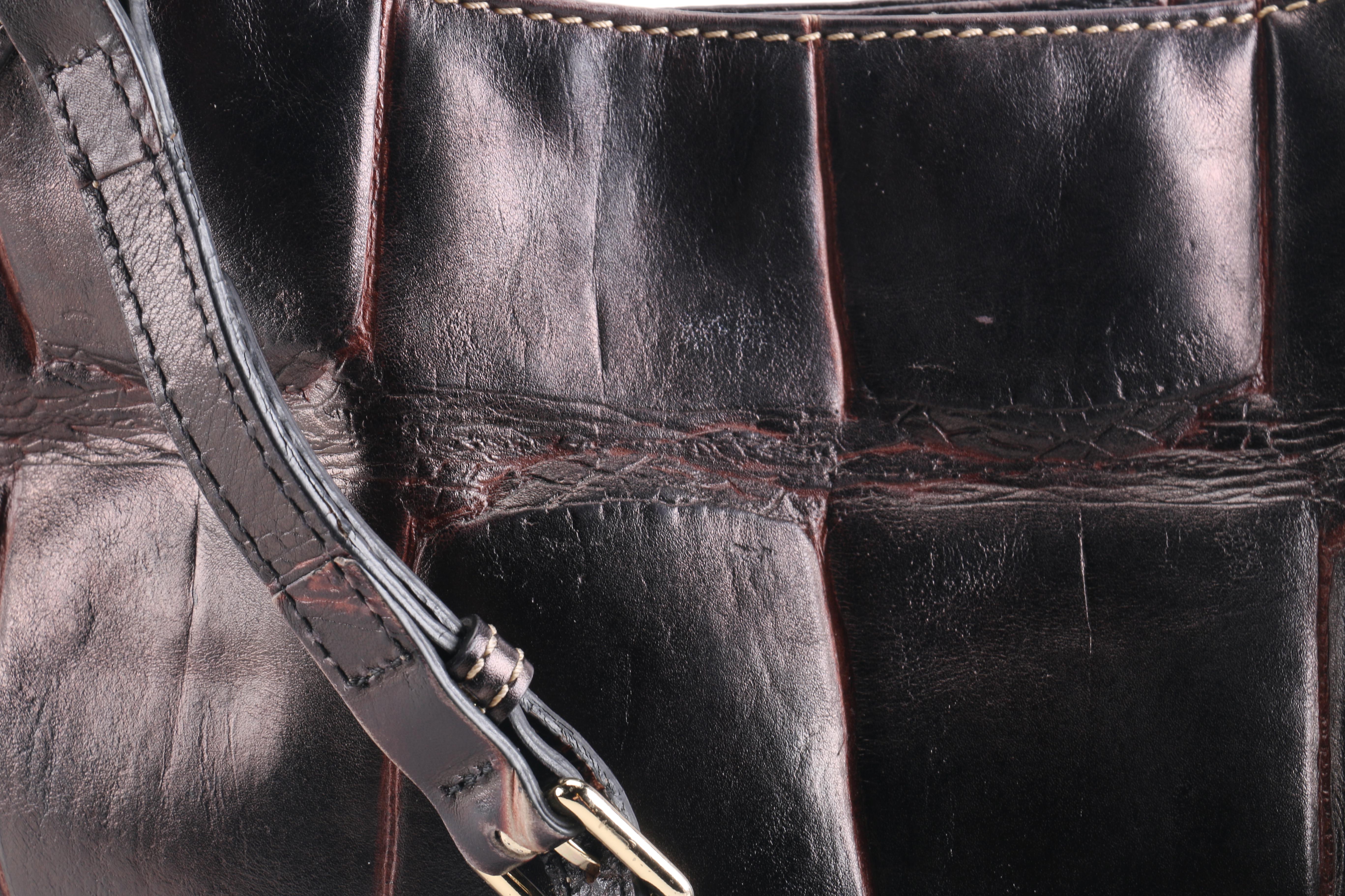 Dooney & Bourke Embossed Hobo Shoulder Satchel