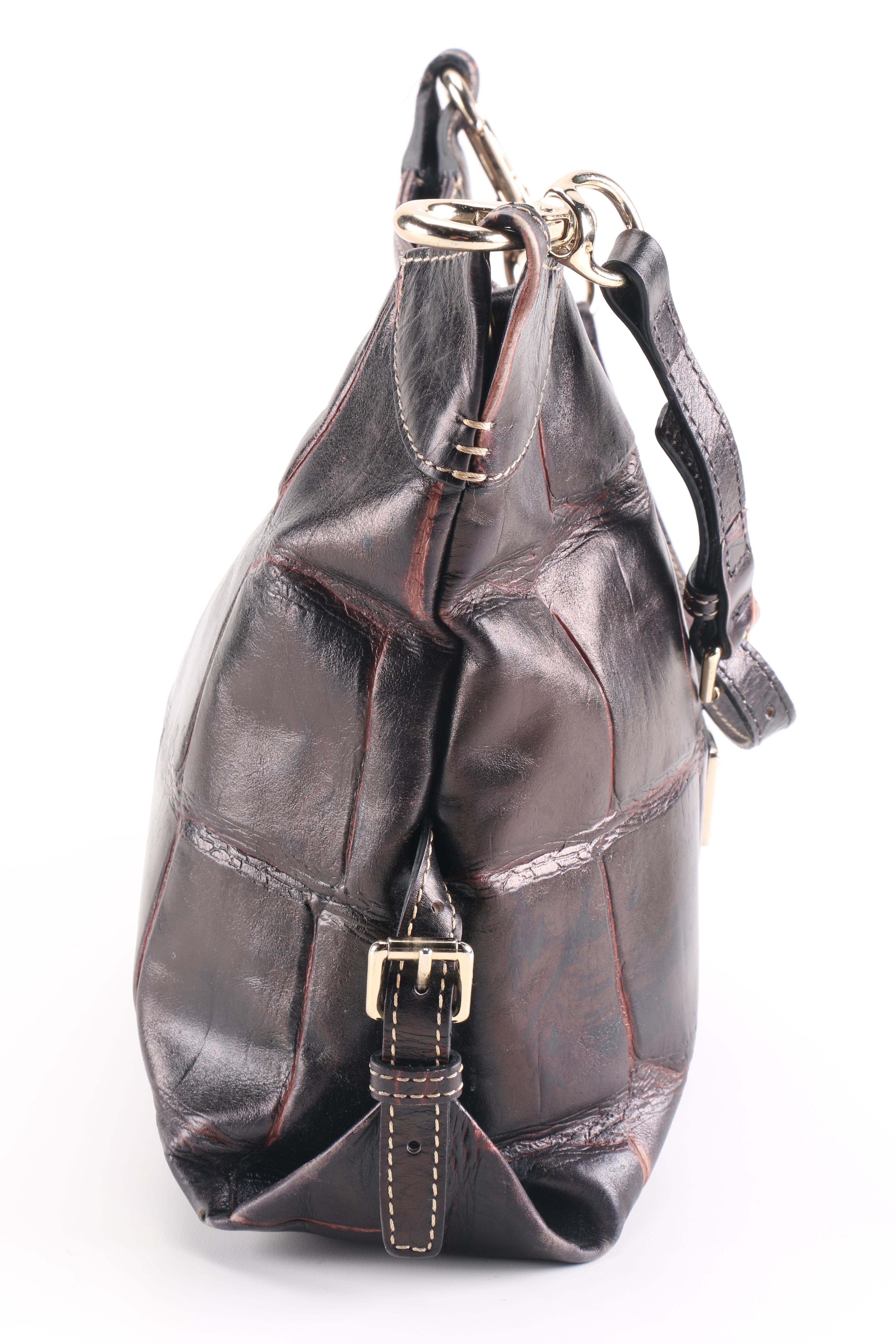 Dooney & Bourke Embossed Hobo Shoulder Satchel