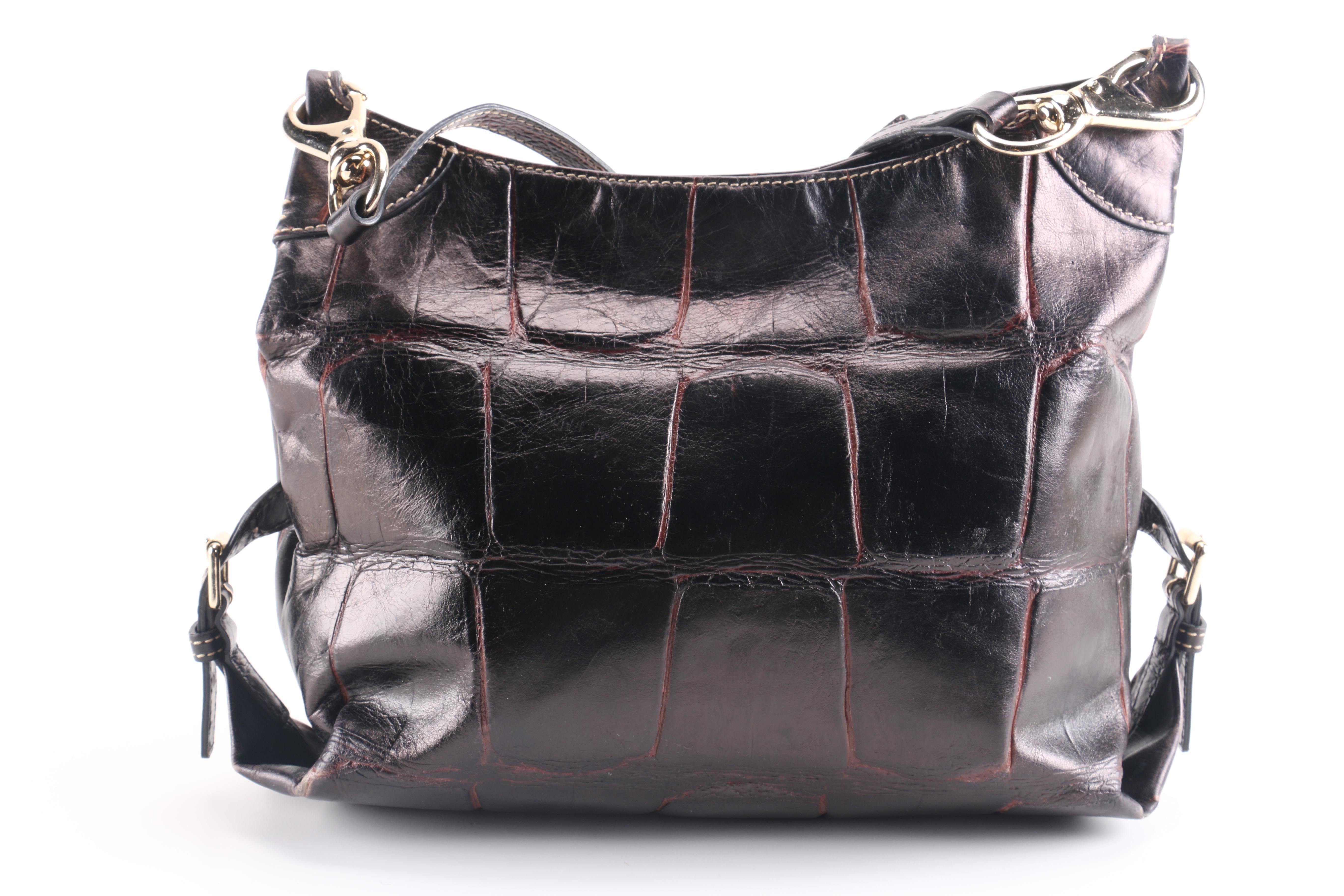 Dooney & Bourke Embossed Hobo Shoulder Satchel