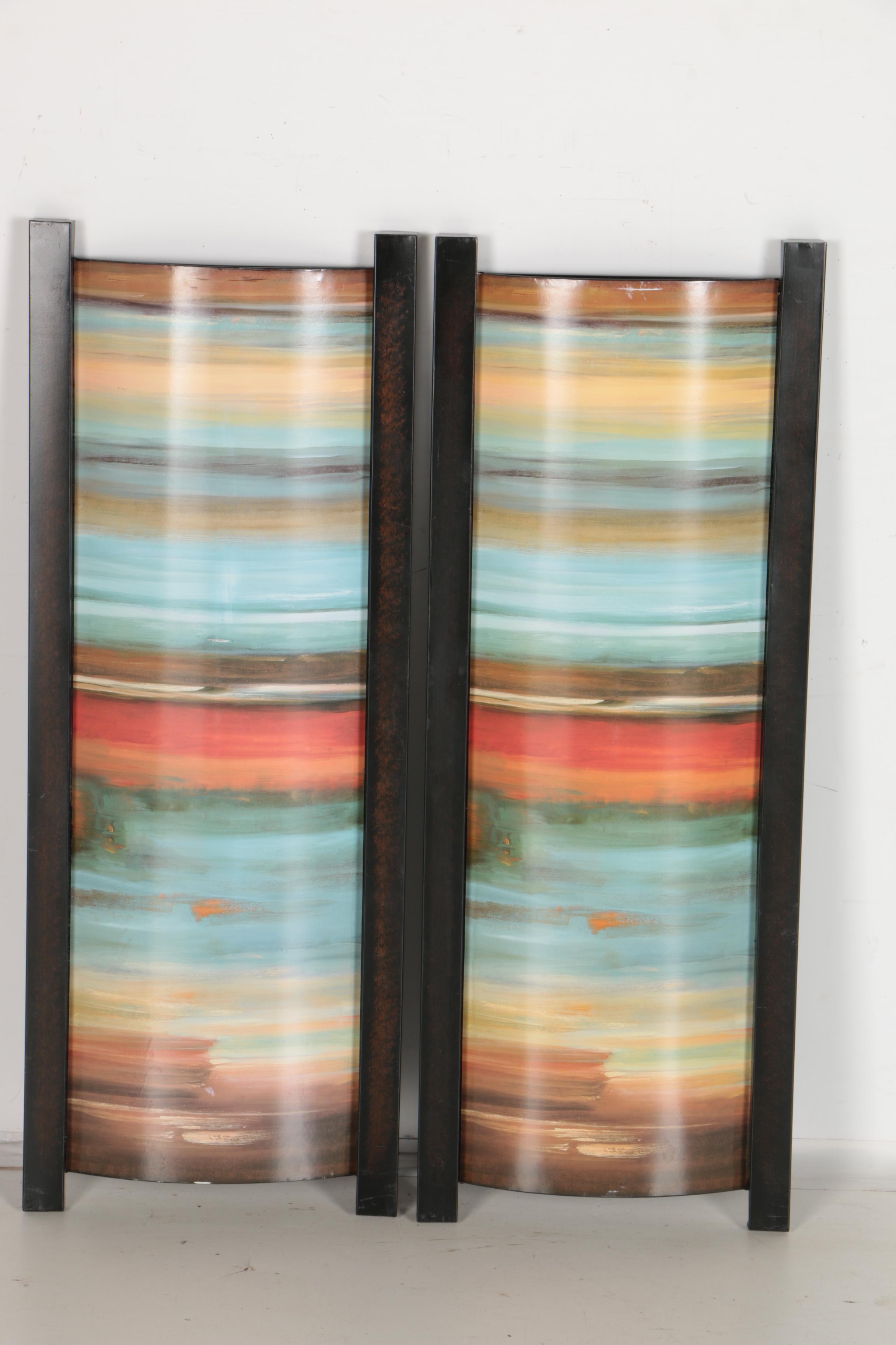 Wall Panels and Floor Vase