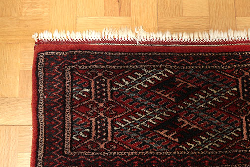 Hand-Knotted Pakistani Royal Bokhara Area Rug