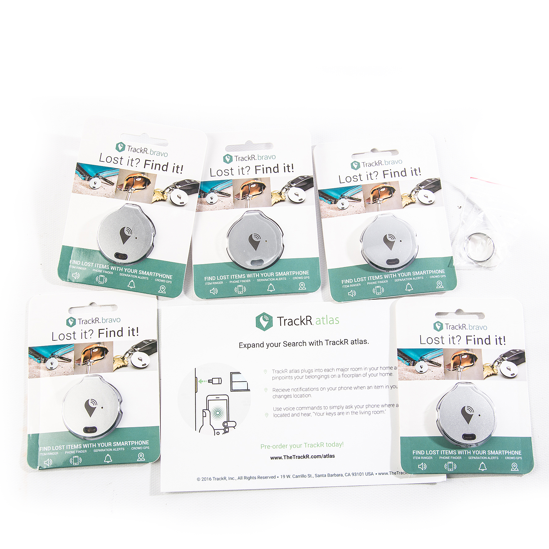 TrackR.Bravo Bluetooth Tracking Devices