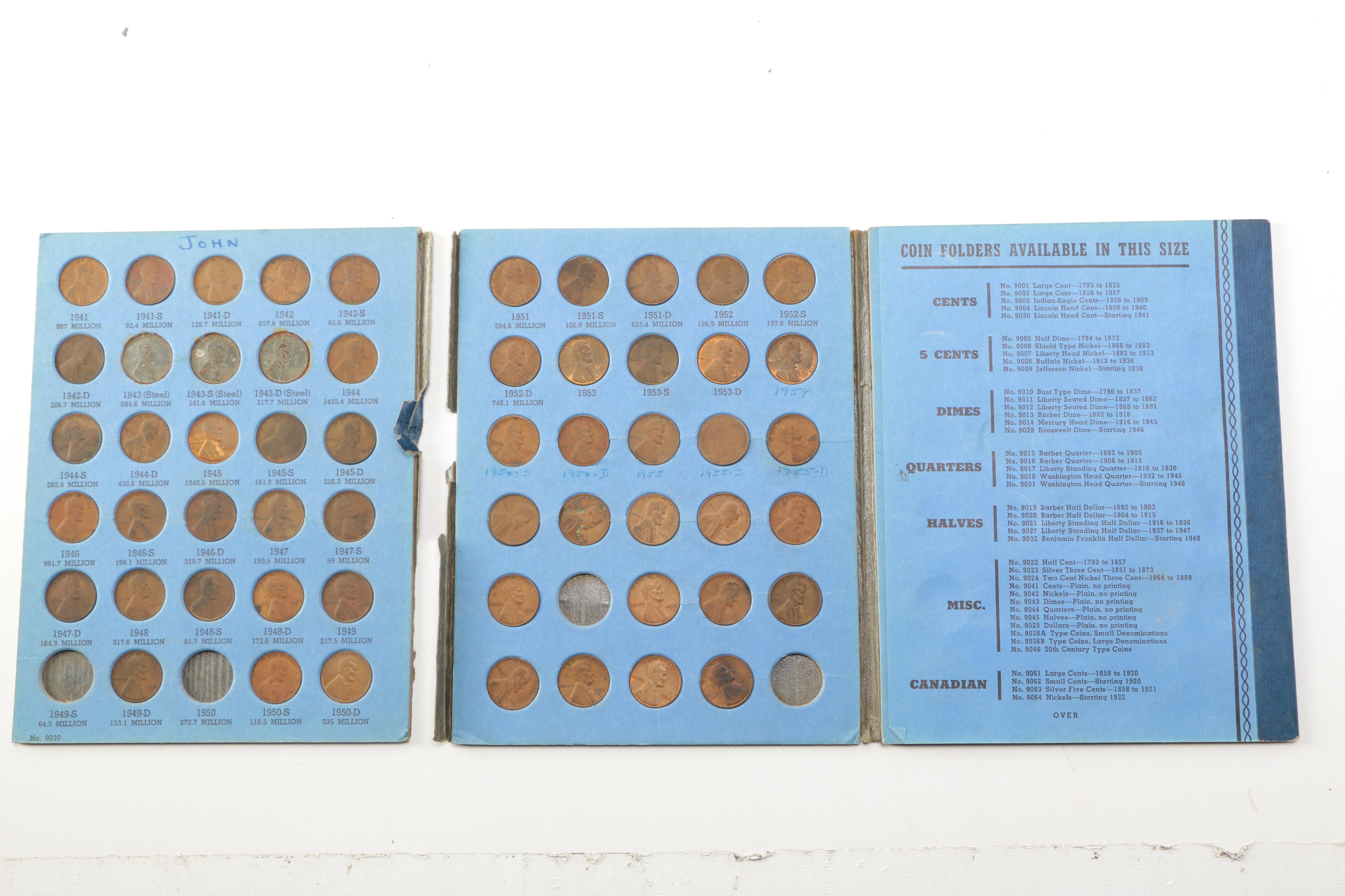 Six Whitman Binders of U.S. Coins