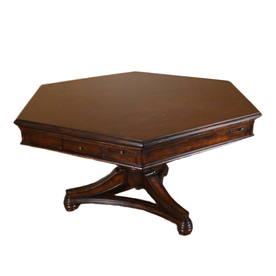 Pedestal Game Table by Frontgate