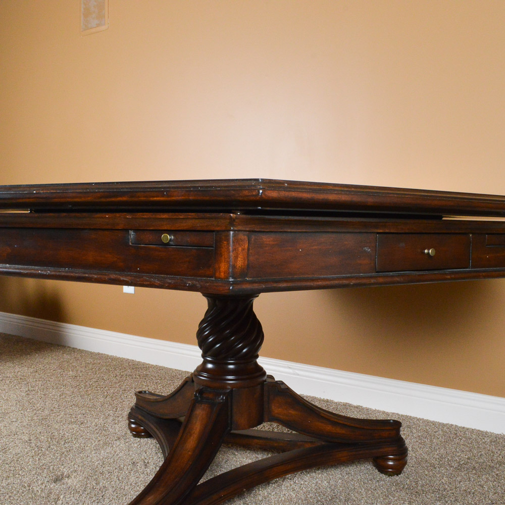 Pedestal Game Table by Frontgate