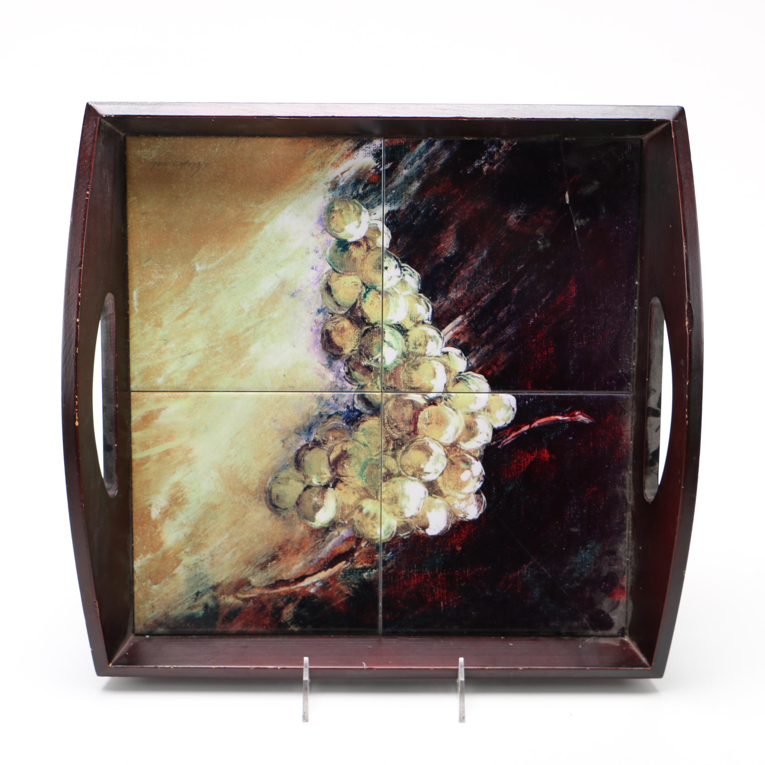 Hand-Painted Serving Trays