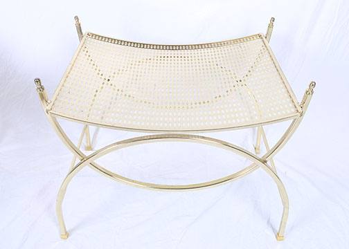 Pair of Vintage Hollywood Regency Style Vanity Stools