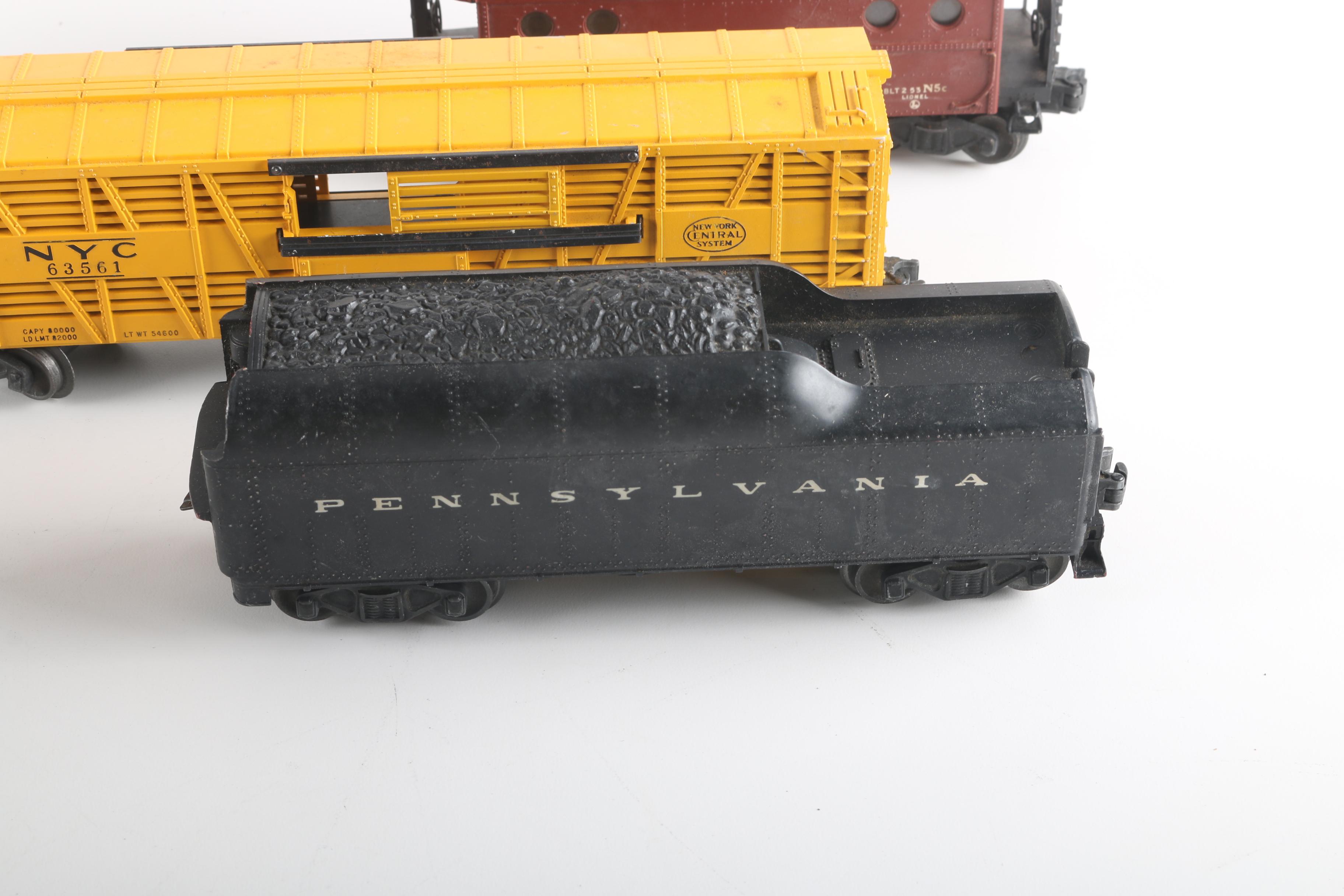 Circa 1950s Lionel Model Trains and Trainmaster Transformer