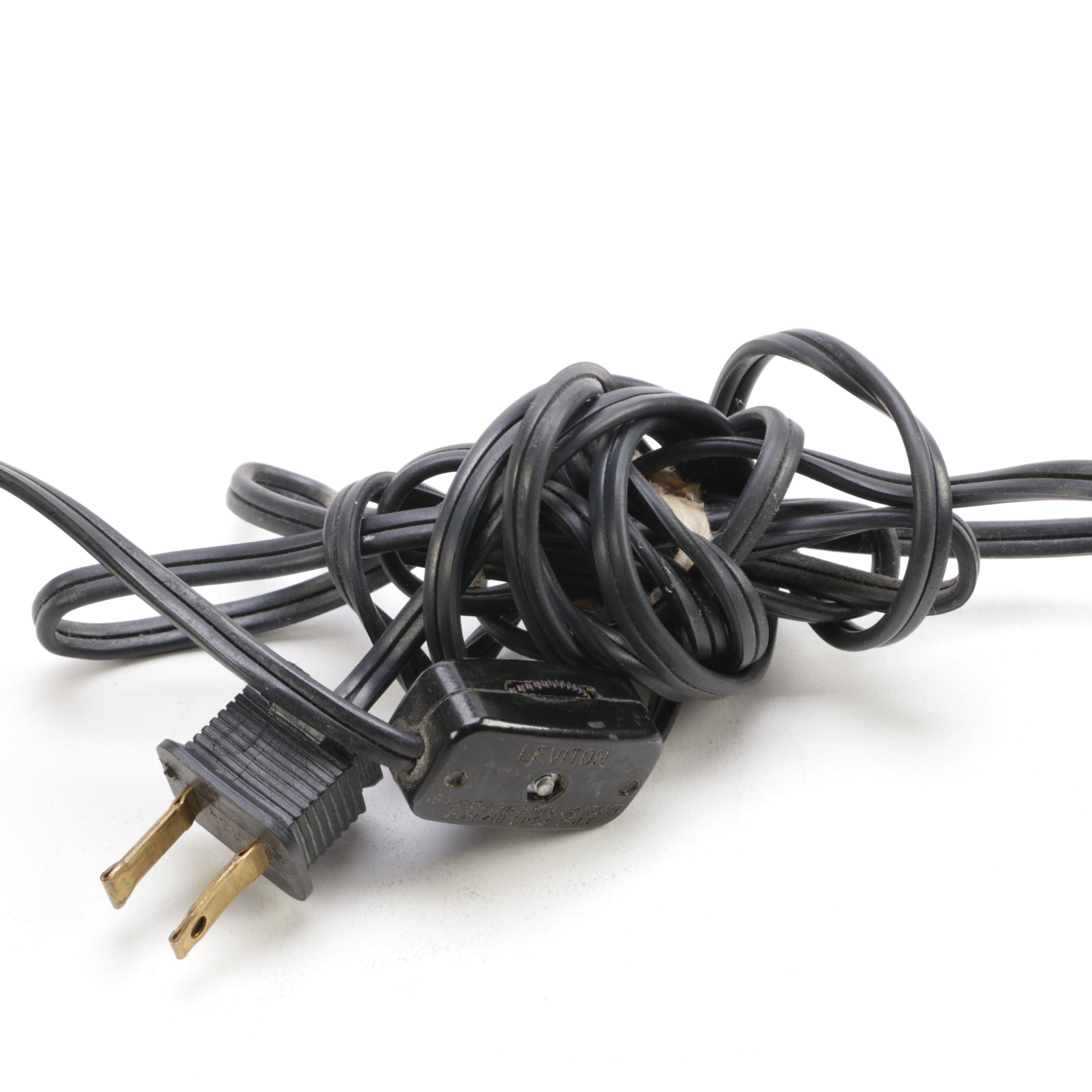 Vintage Brass French Horn Table Lamp