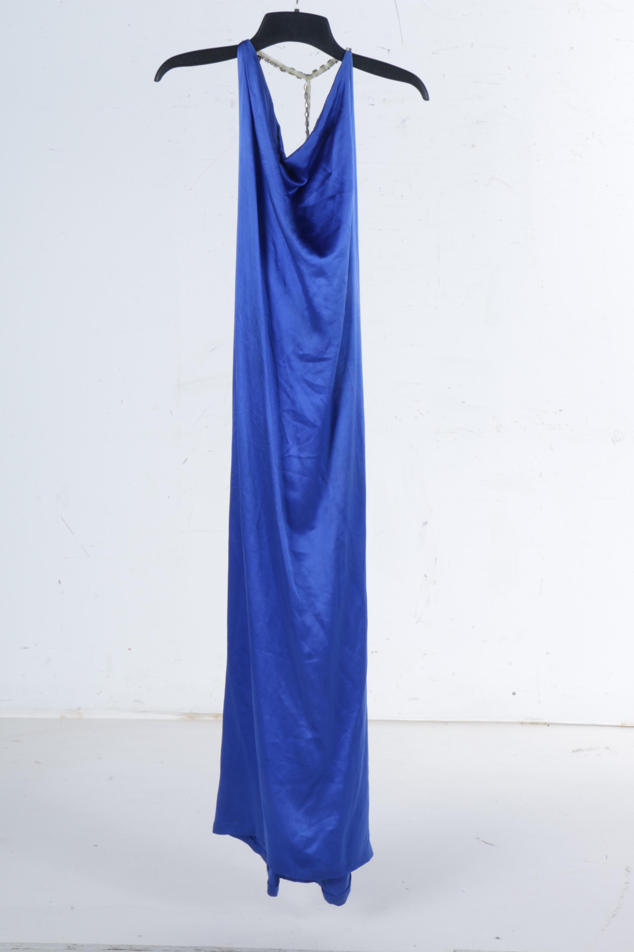 Vintage Oscar de la Renta Silk Evening Gown