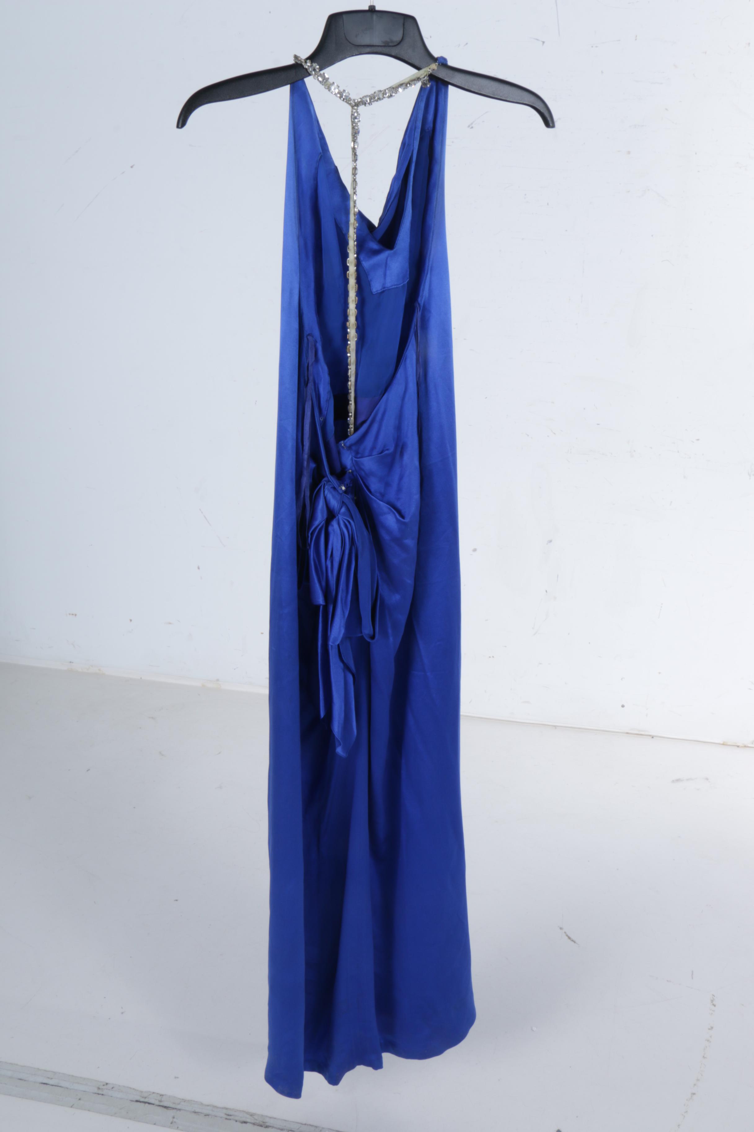 Vintage Oscar de la Renta Silk Evening Gown